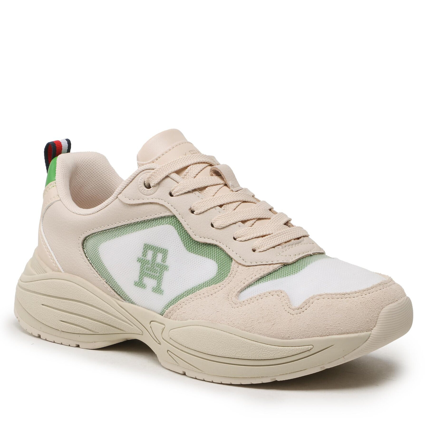 Tommy Hilfiger Sneakers Sporty Th Runner FW0FW06952 Bej - Pled.ro