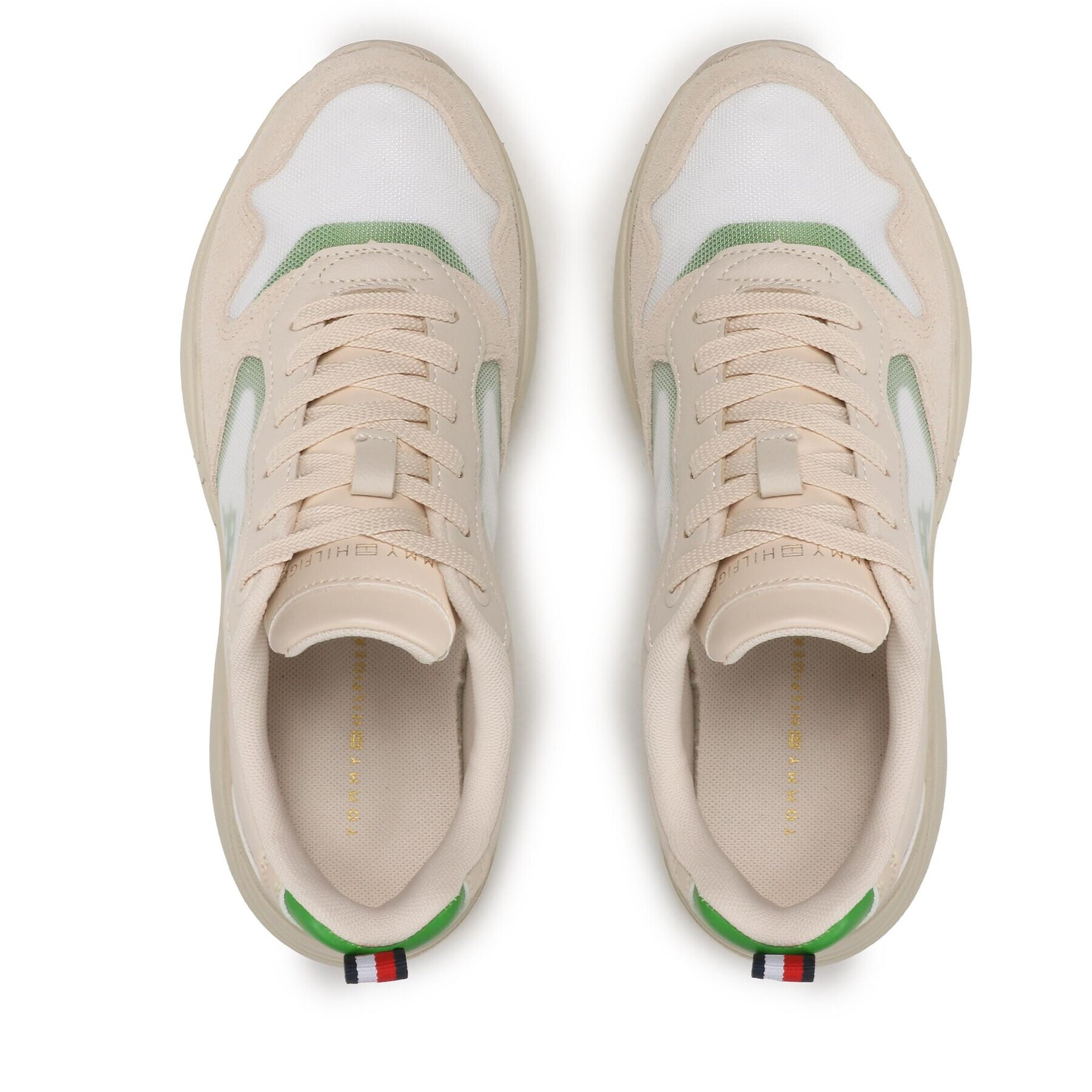 Tommy Hilfiger Sneakers Sporty Th Runner FW0FW06952 Bej - Pled.ro