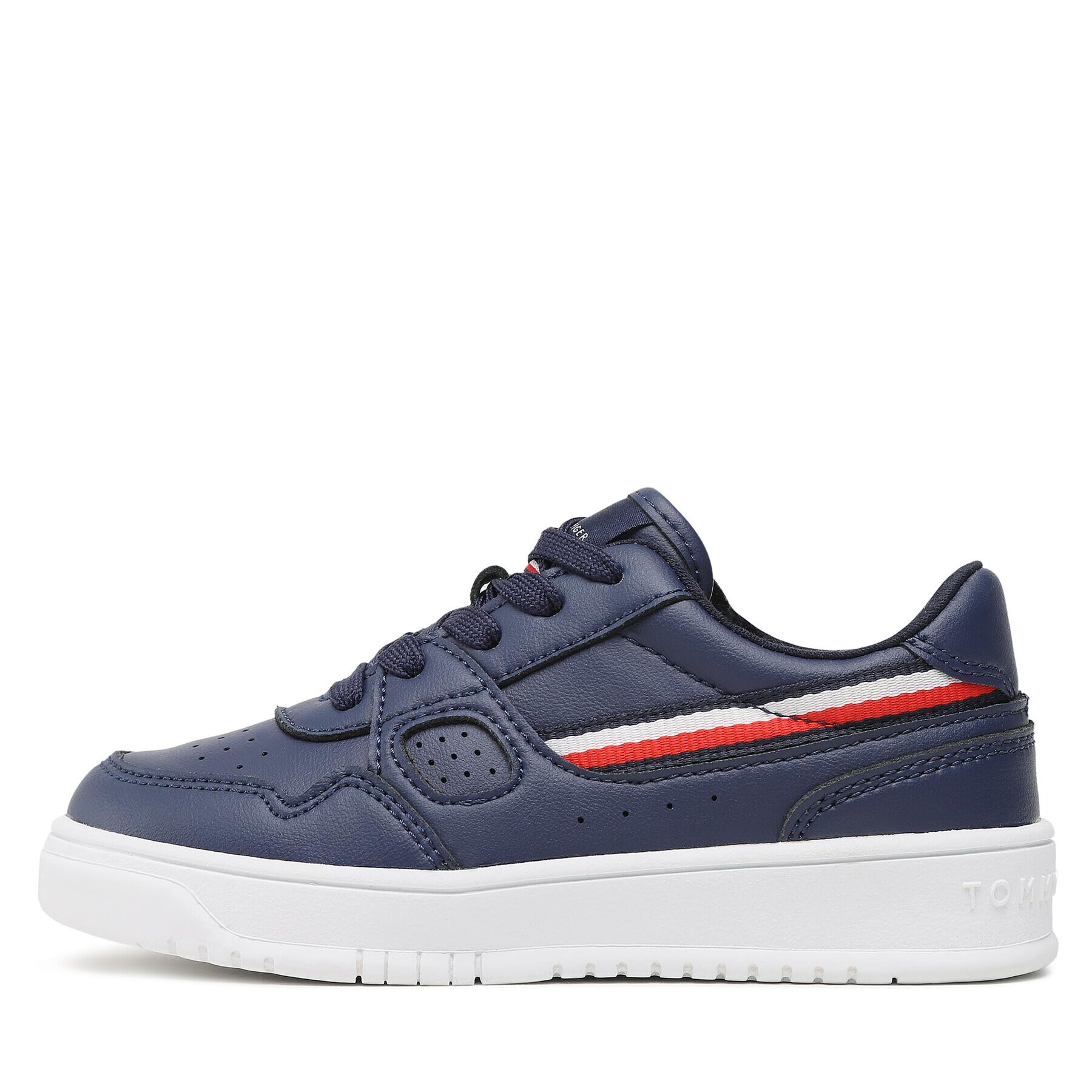 Tommy Hilfiger Sneakers Stripes Low Cut Lace-Up Sneaker T3X9-32848-1355 M Bleumarin - Pled.ro