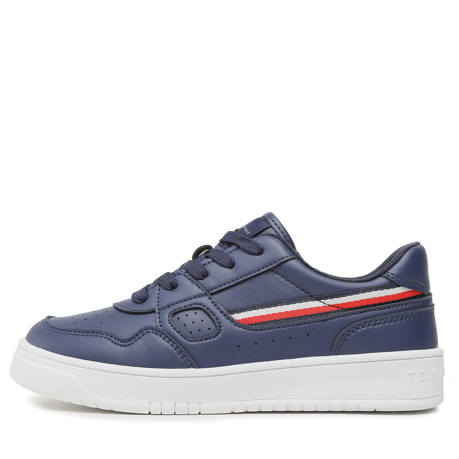 Tommy Hilfiger Sneakers Stripes Low Cut Lace-Up Sneaker T3X9-32848-1355 S Bleumarin - Pled.ro