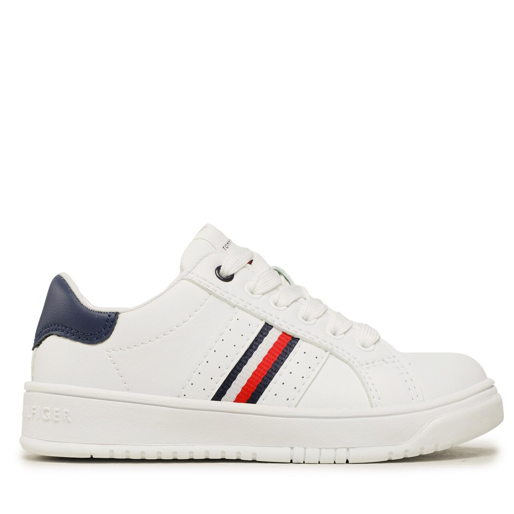 Tommy Hilfiger Sneakers Stripes Low Cut Lace Up Sneaker T3X9-32849-1355 M Alb - Pled.ro