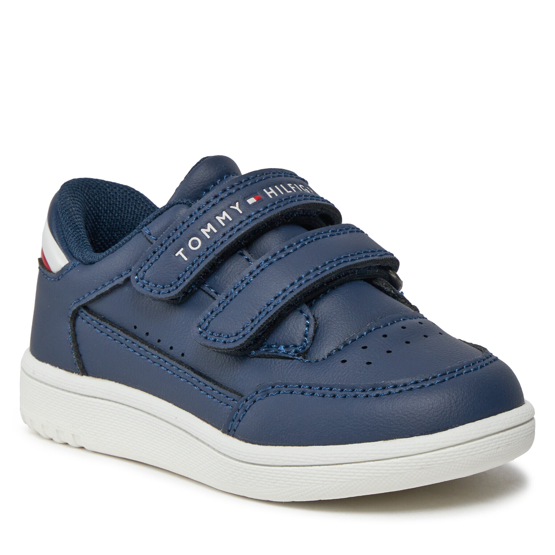 Tommy Hilfiger Sneakers Stripes Low Cut Velcro Sneaker T1X9-33339-1355 M Bleumarin - Pled.ro