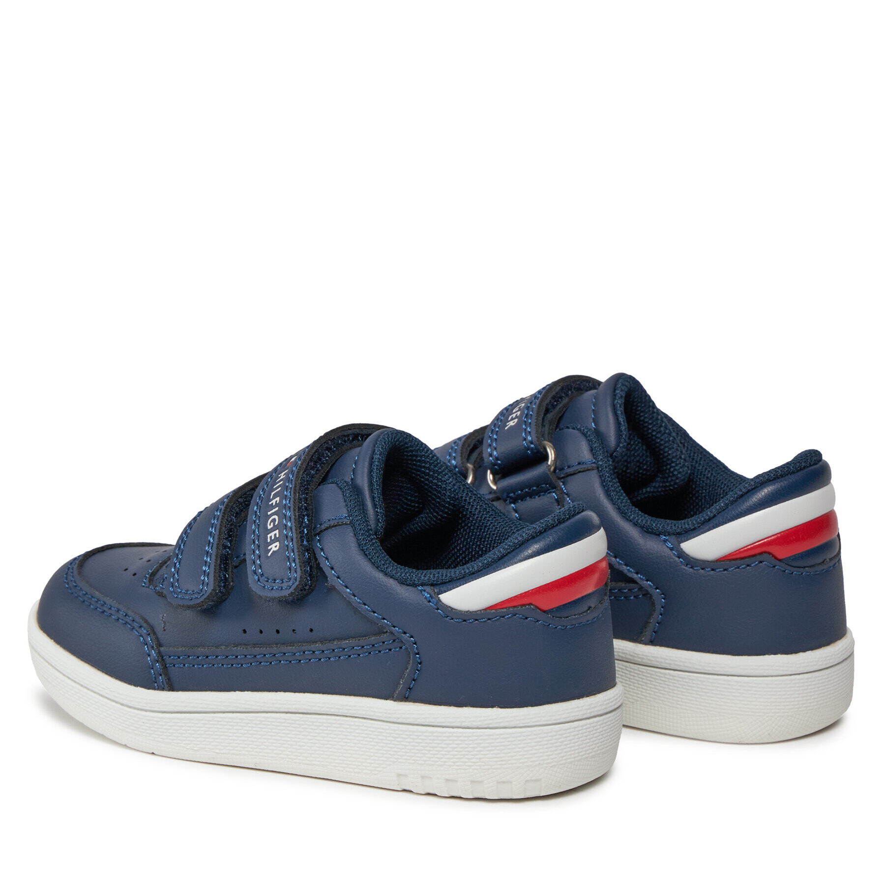 Tommy Hilfiger Sneakers Stripes Low Cut Velcro Sneaker T1X9-33339-1355 M Bleumarin - Pled.ro