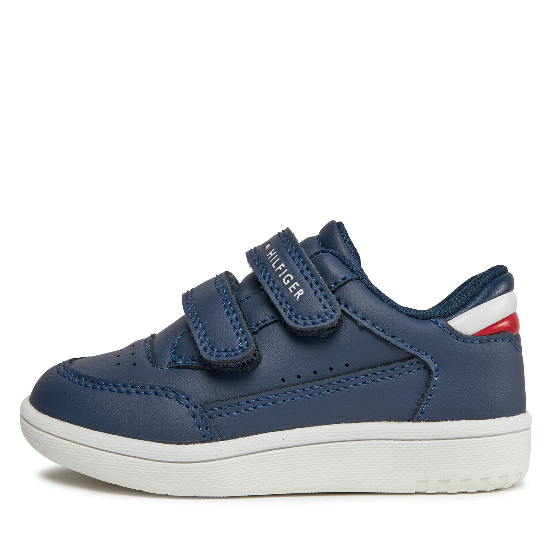 Tommy Hilfiger Sneakers Stripes Low Cut Velcro Sneaker T1X9-33339-1355 M Bleumarin - Pled.ro