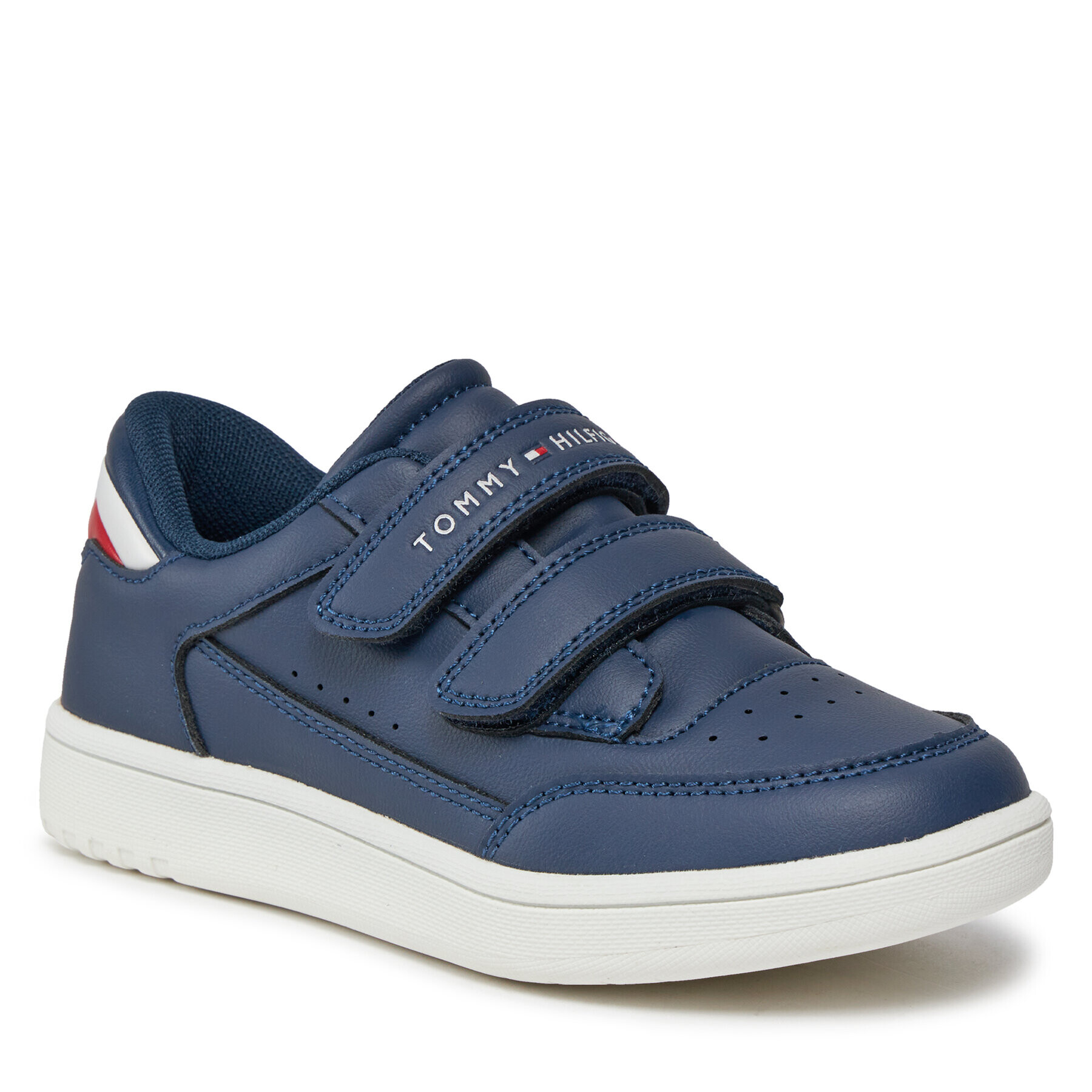 Tommy Hilfiger Sneakers Stripes Low Cut Velcro Sneaker T1X9-33339-1355 S Bleumarin - Pled.ro