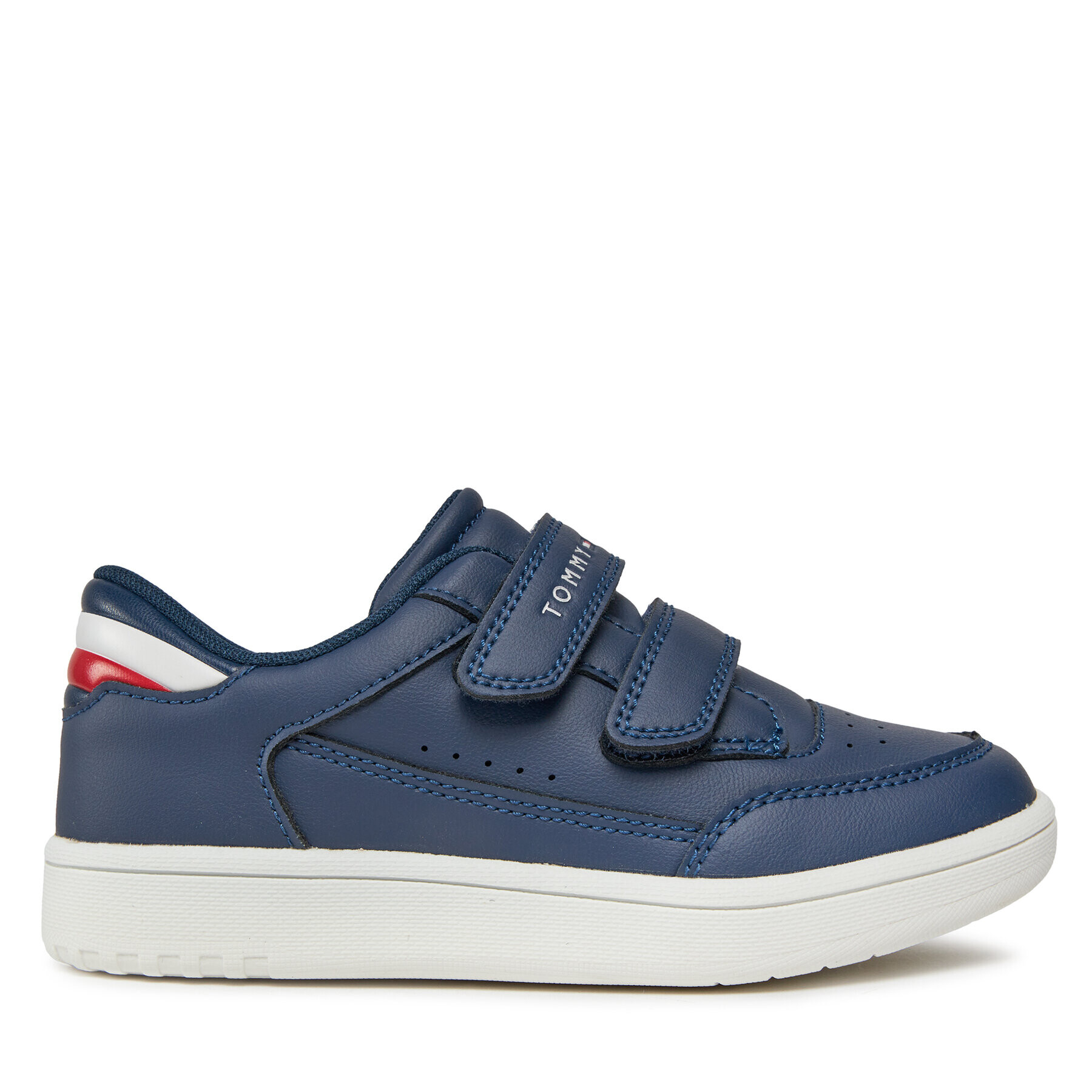 Tommy Hilfiger Sneakers Stripes Low Cut Velcro Sneaker T1X9-33339-1355 S Bleumarin - Pled.ro