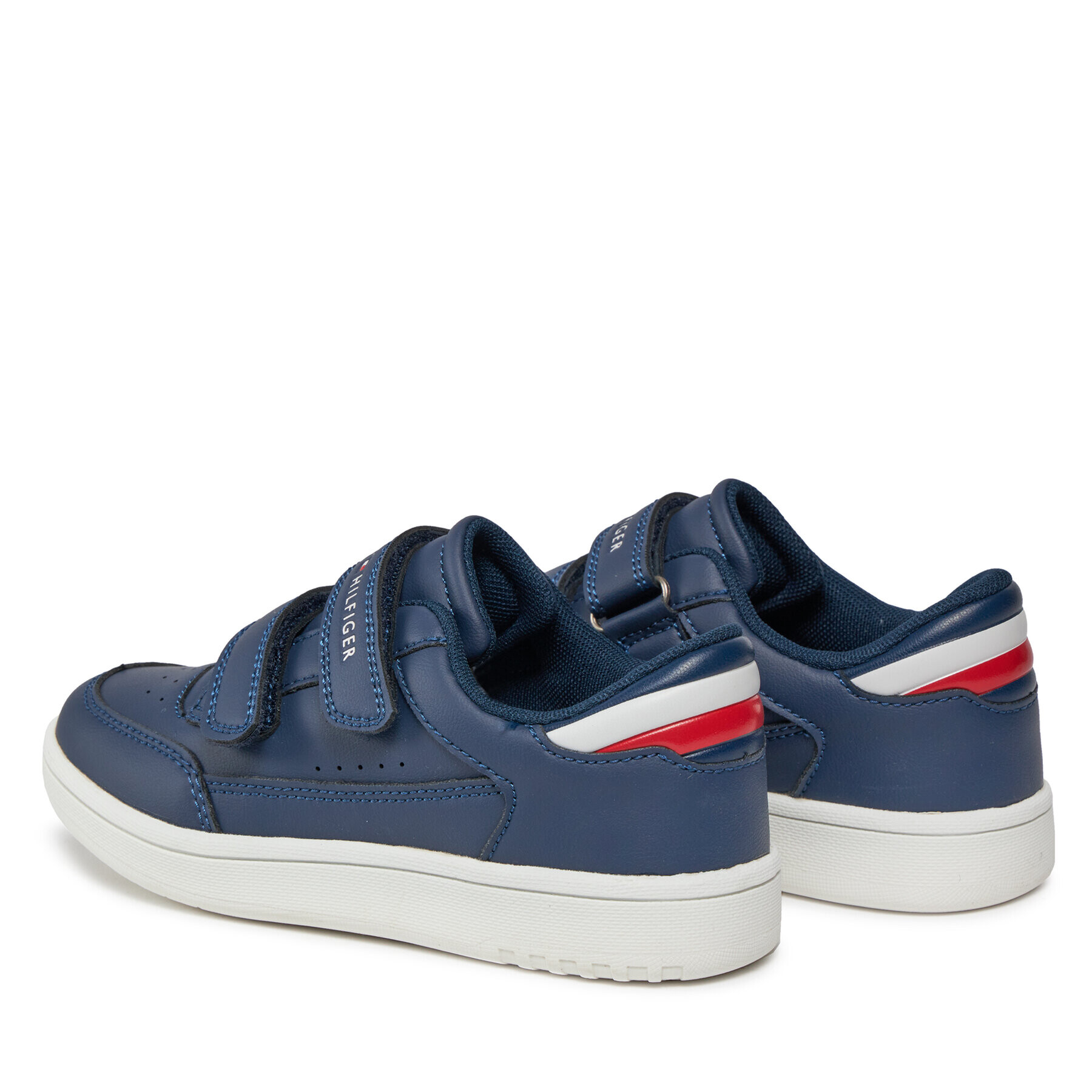 Tommy Hilfiger Sneakers Stripes Low Cut Velcro Sneaker T1X9-33339-1355 S Bleumarin - Pled.ro