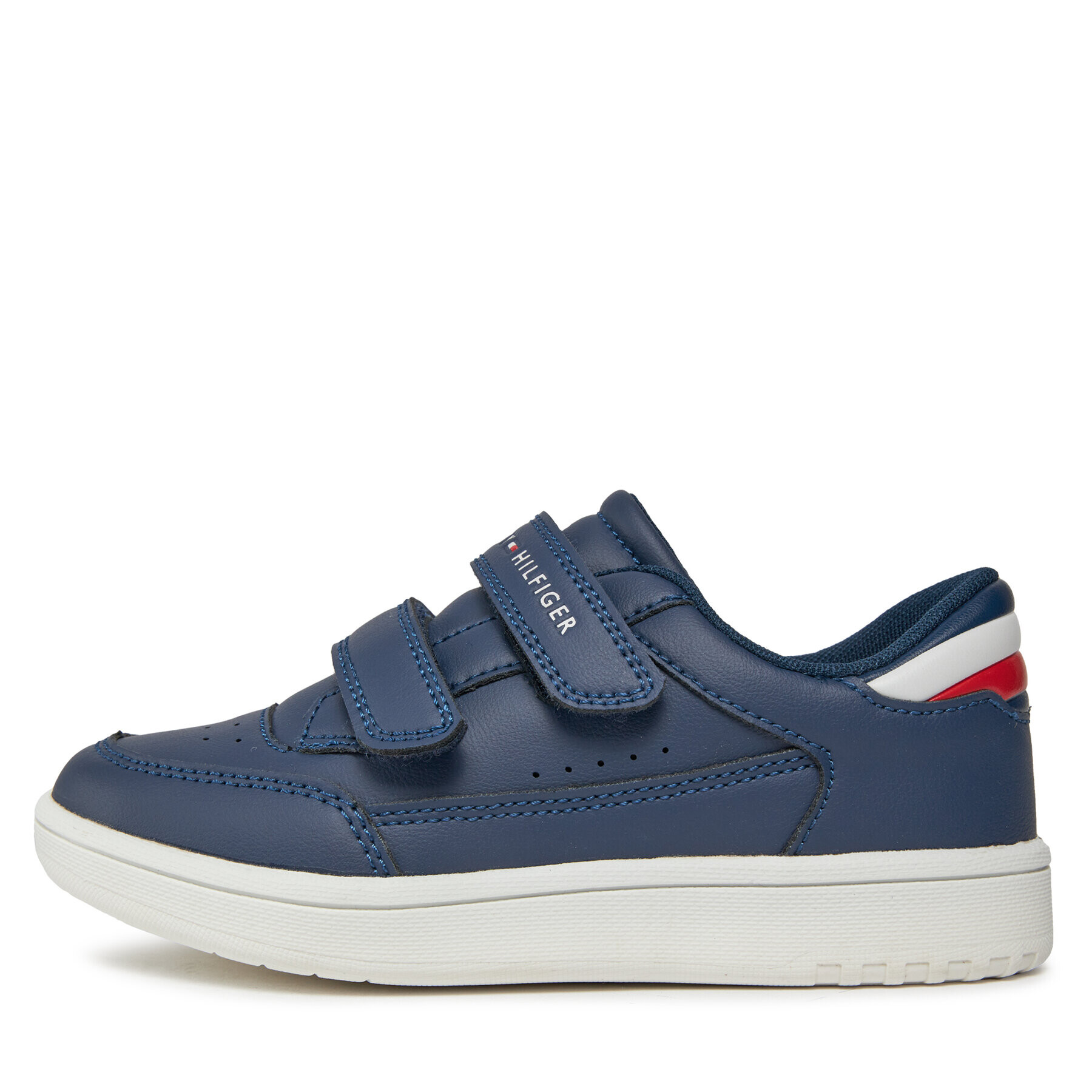 Tommy Hilfiger Sneakers Stripes Low Cut Velcro Sneaker T1X9-33339-1355 S Bleumarin - Pled.ro