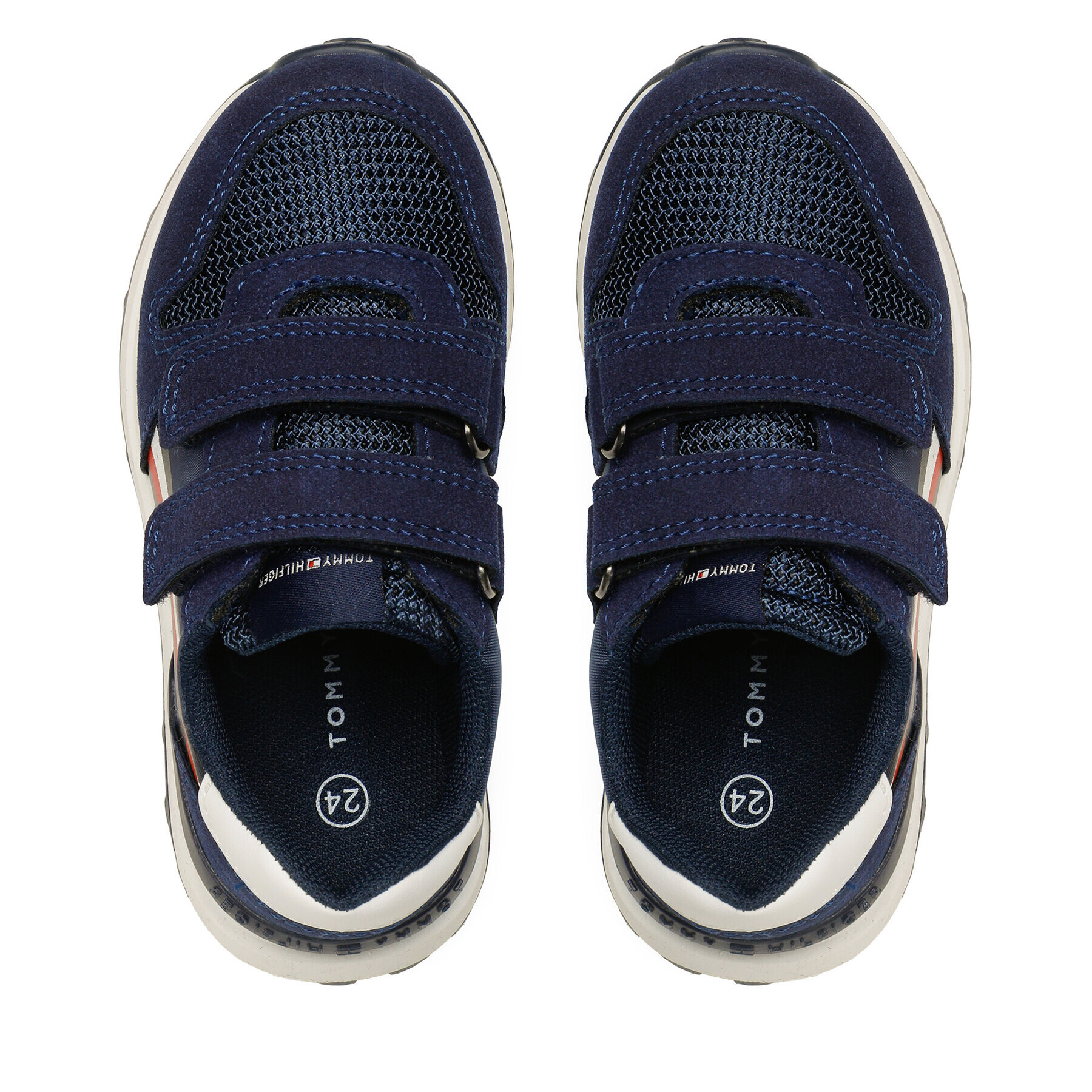 Tommy Hilfiger Sneakers Stripes Low T1B9-32882-1587 M Bleumarin - Pled.ro