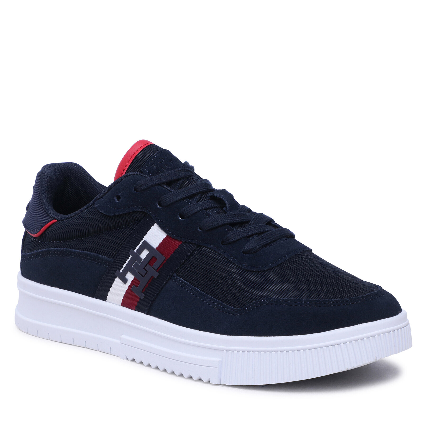 Tommy Hilfiger Sneakers Supercup Mix FM0FM04585 Bleumarin - Pled.ro