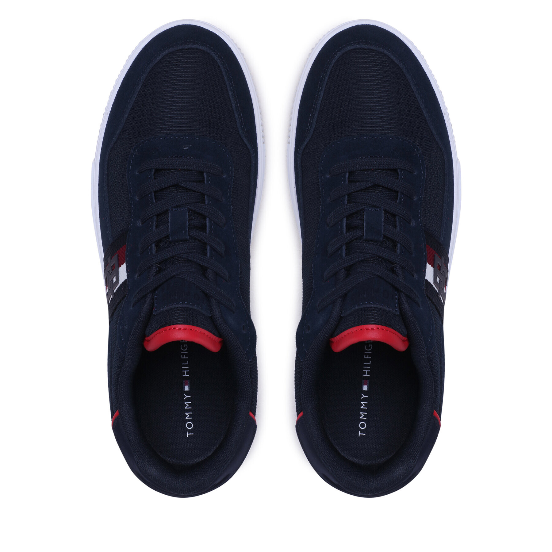 Tommy Hilfiger Sneakers Supercup Mix FM0FM04585 Bleumarin - Pled.ro