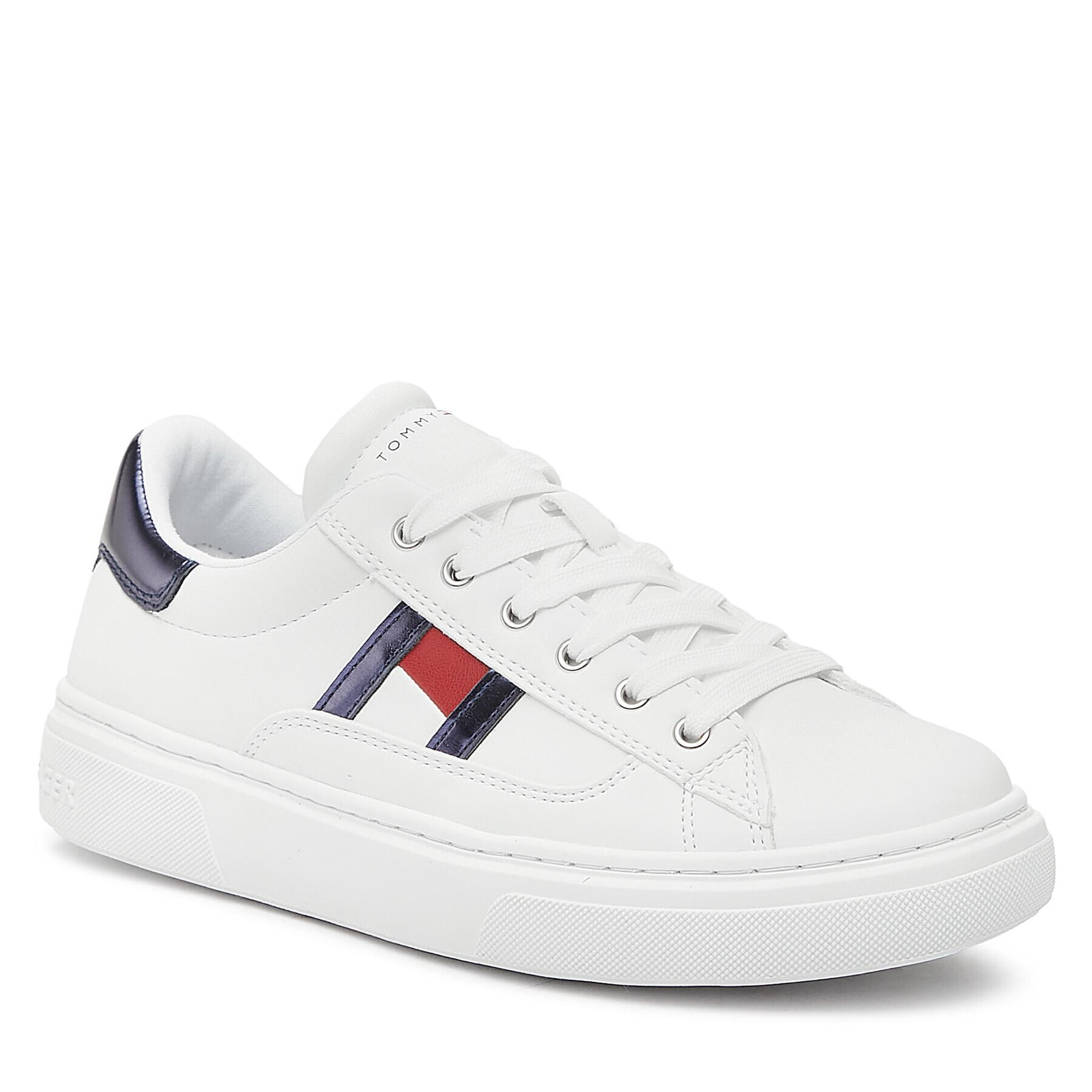 Tommy Hilfiger Sneakers T3A9-32966-1355A473 S Alb - Pled.ro