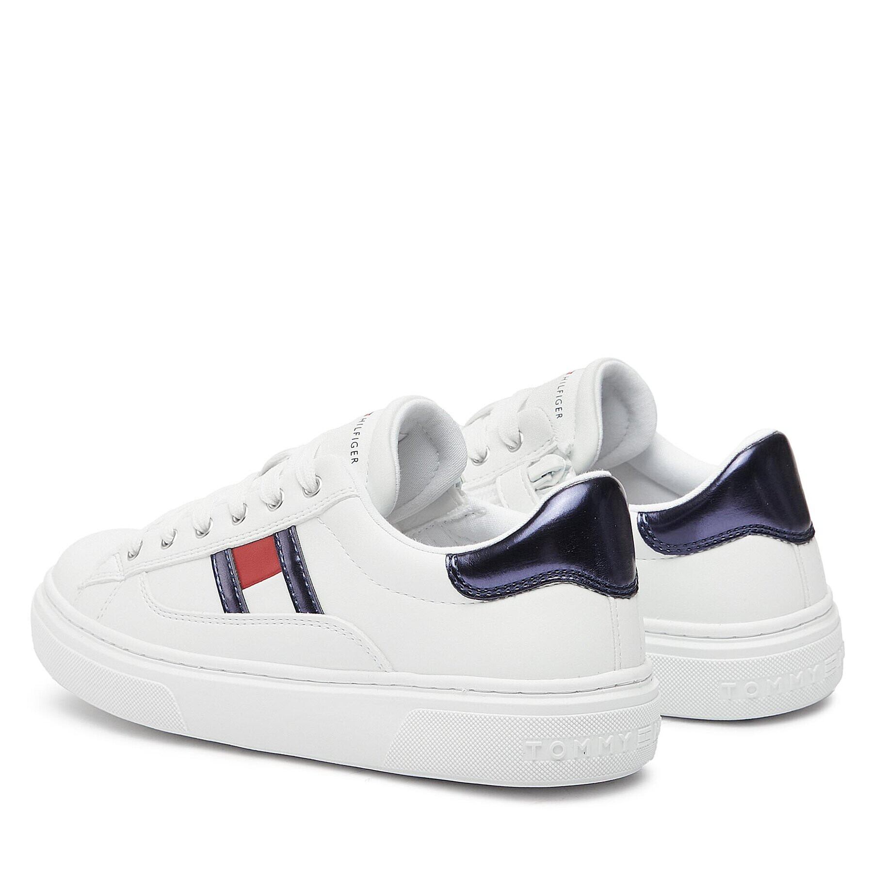 Tommy Hilfiger Sneakers T3A9-32966-1355A473 S Alb - Pled.ro