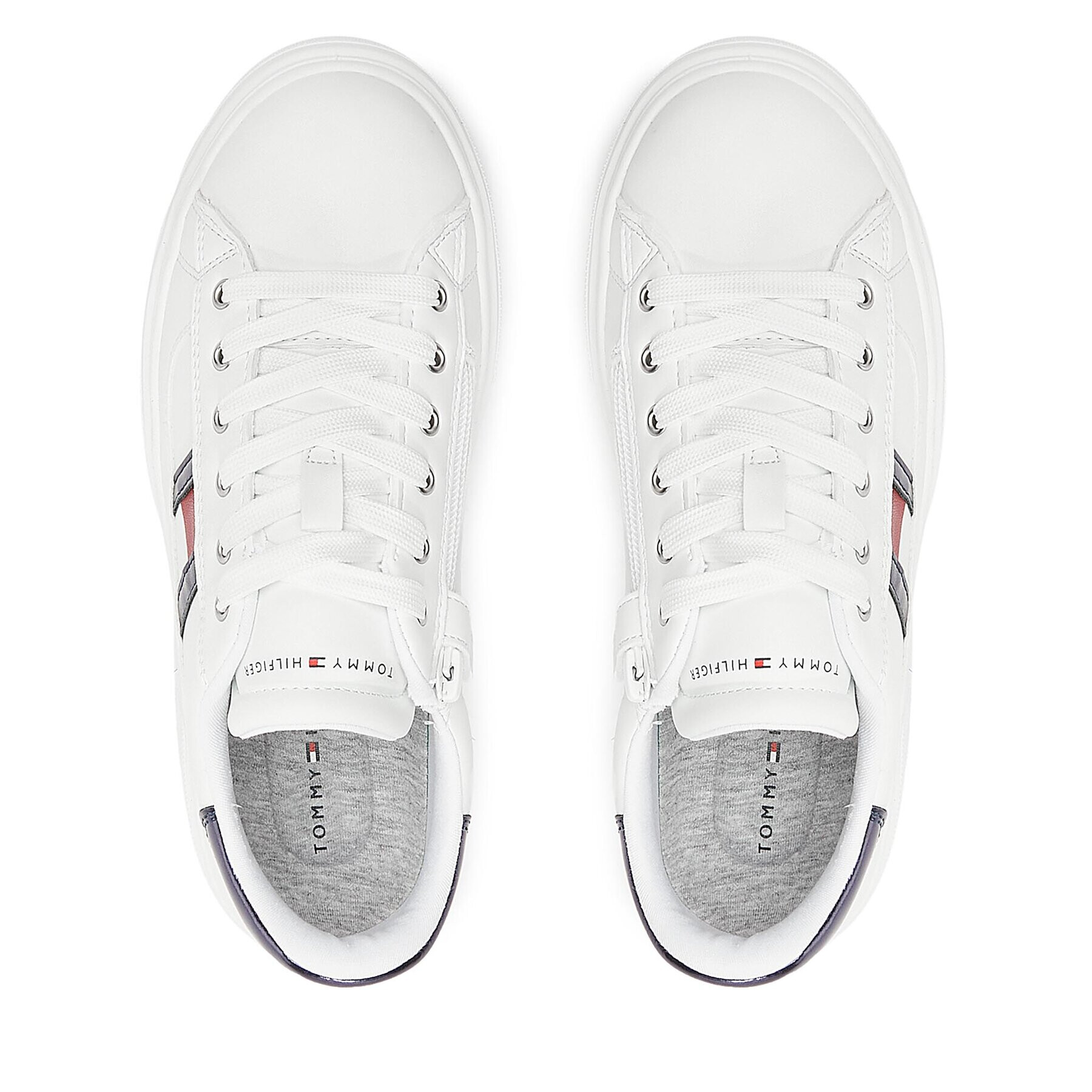 Tommy Hilfiger Sneakers T3A9-32966-1355A473 S Alb - Pled.ro