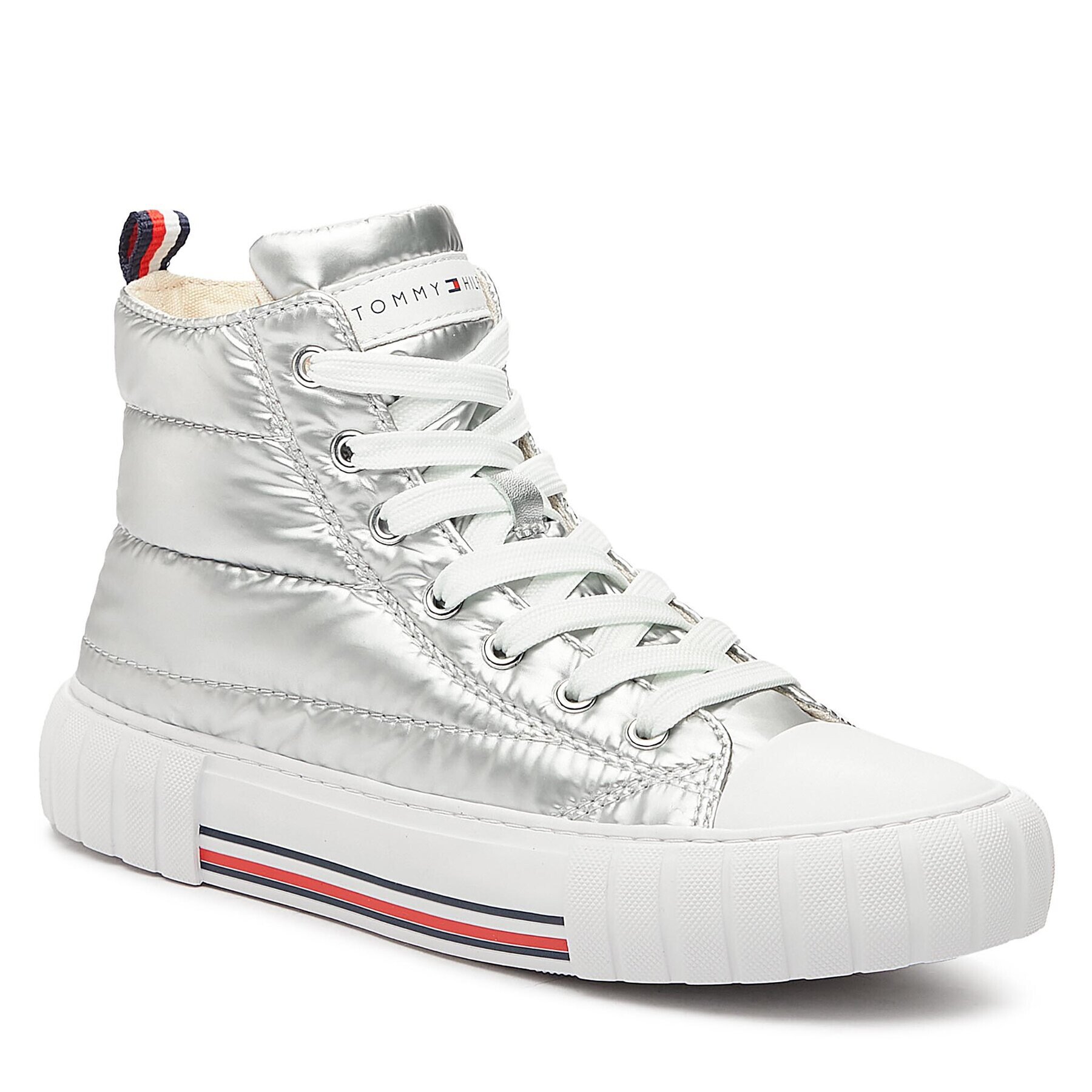 Tommy Hilfiger Sneakers T3A9-32975-1437904 S Argintiu - Pled.ro