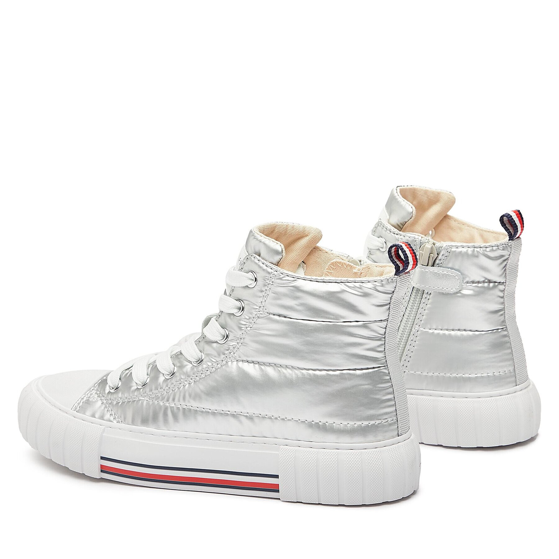 Tommy Hilfiger Sneakers T3A9-32975-1437904 S Argintiu - Pled.ro