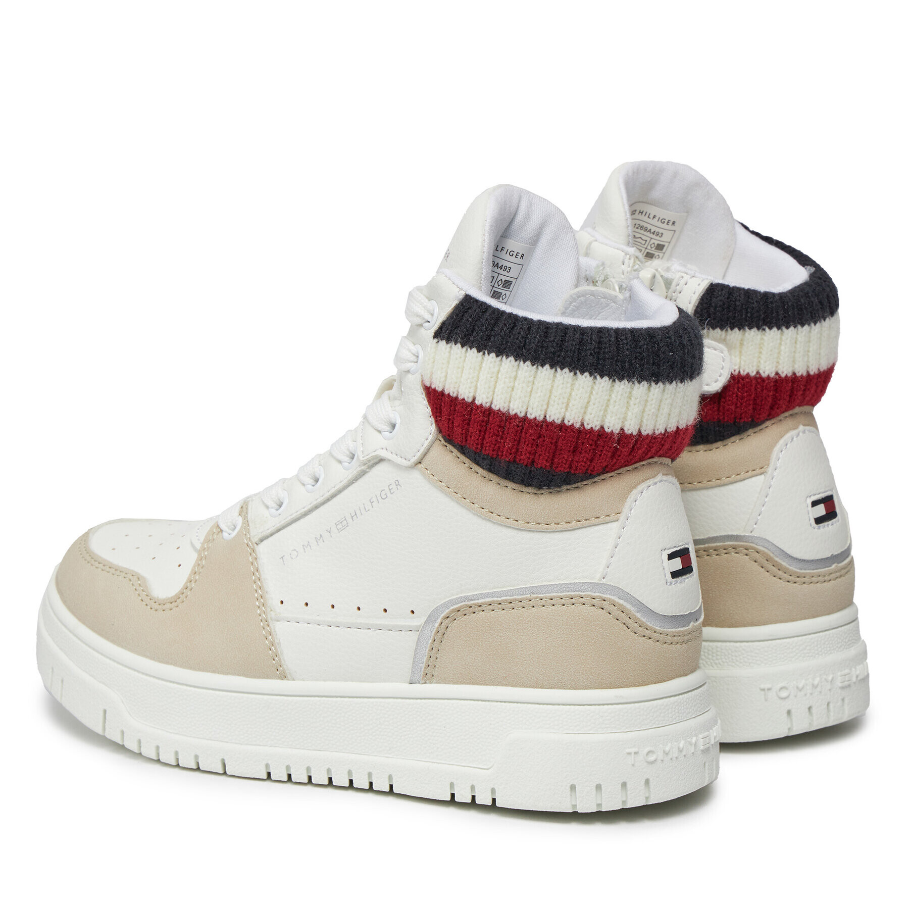 Tommy Hilfiger Sneakers T3A9-32989-1269A493 M Alb - Pled.ro