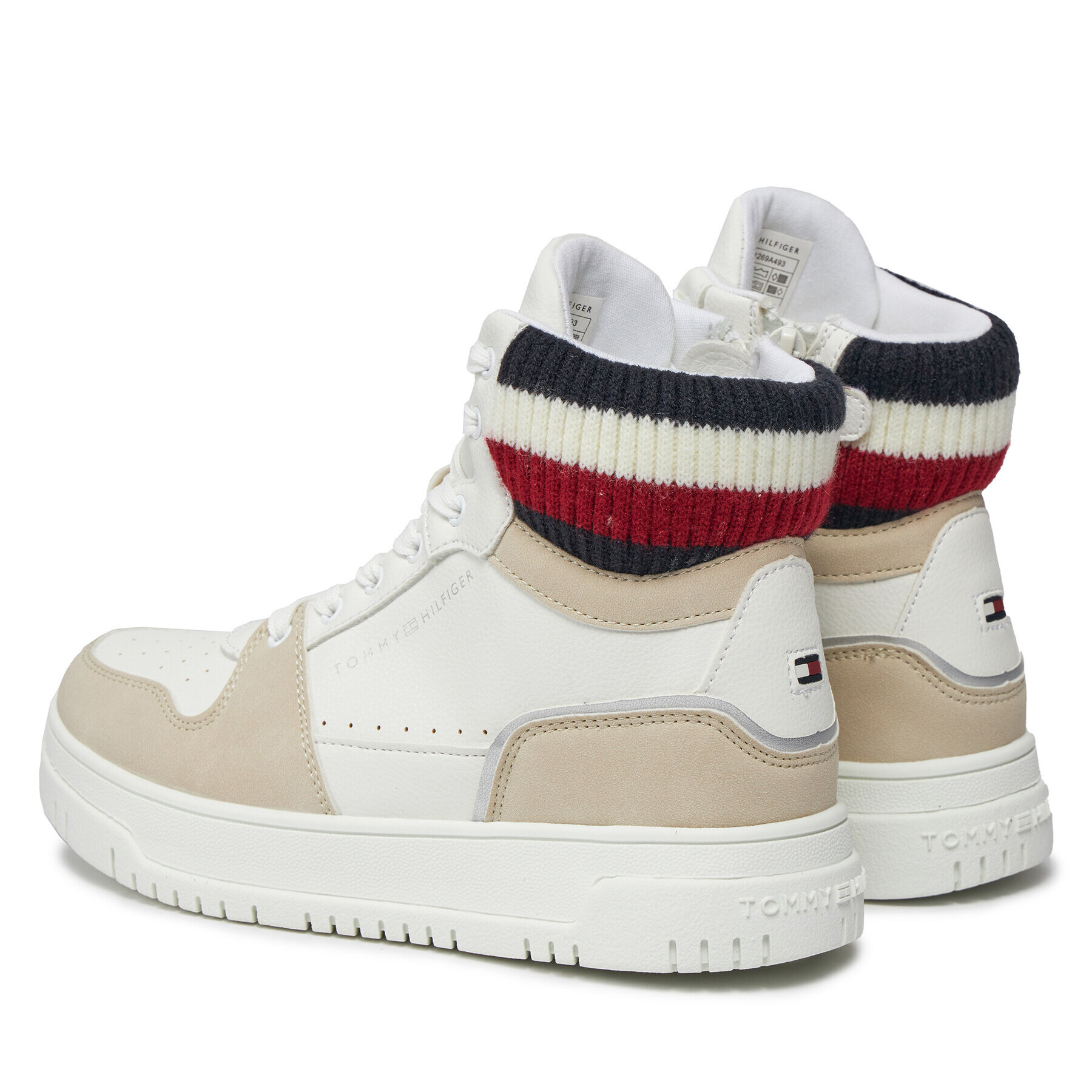 Tommy Hilfiger Sneakers T3A9-32989-1269A493 S Alb - Pled.ro