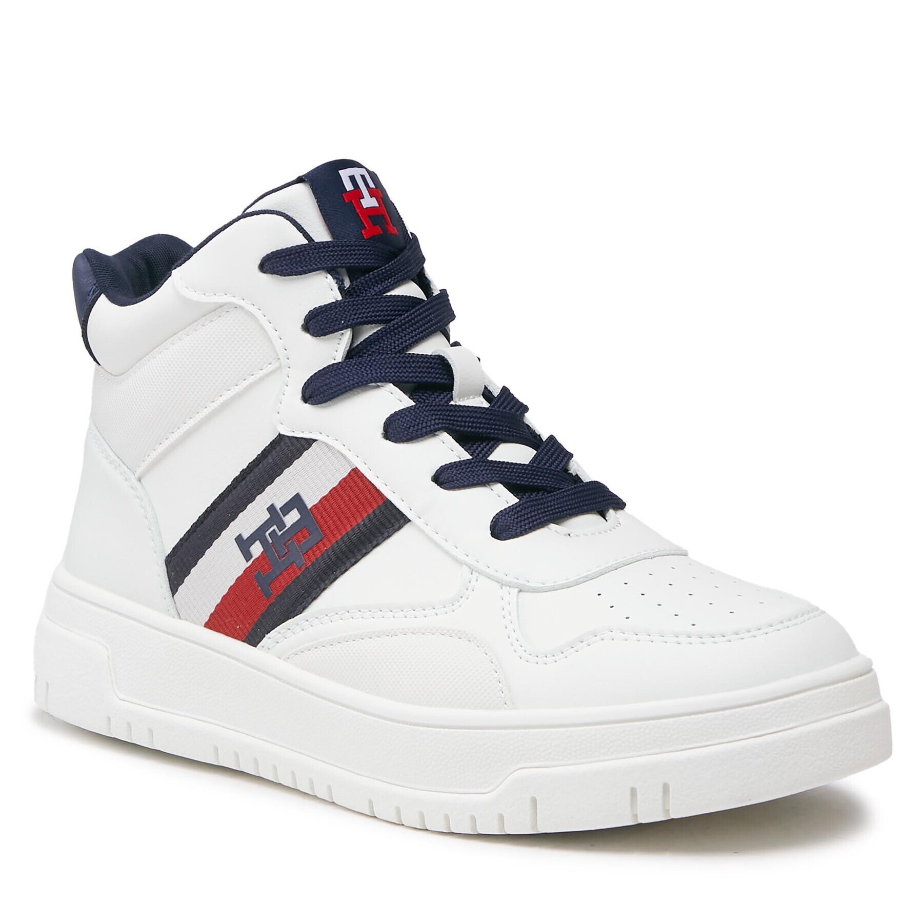 Tommy Hilfiger Sneakers T3X9-33121-1355A473 S Alb - Pled.ro