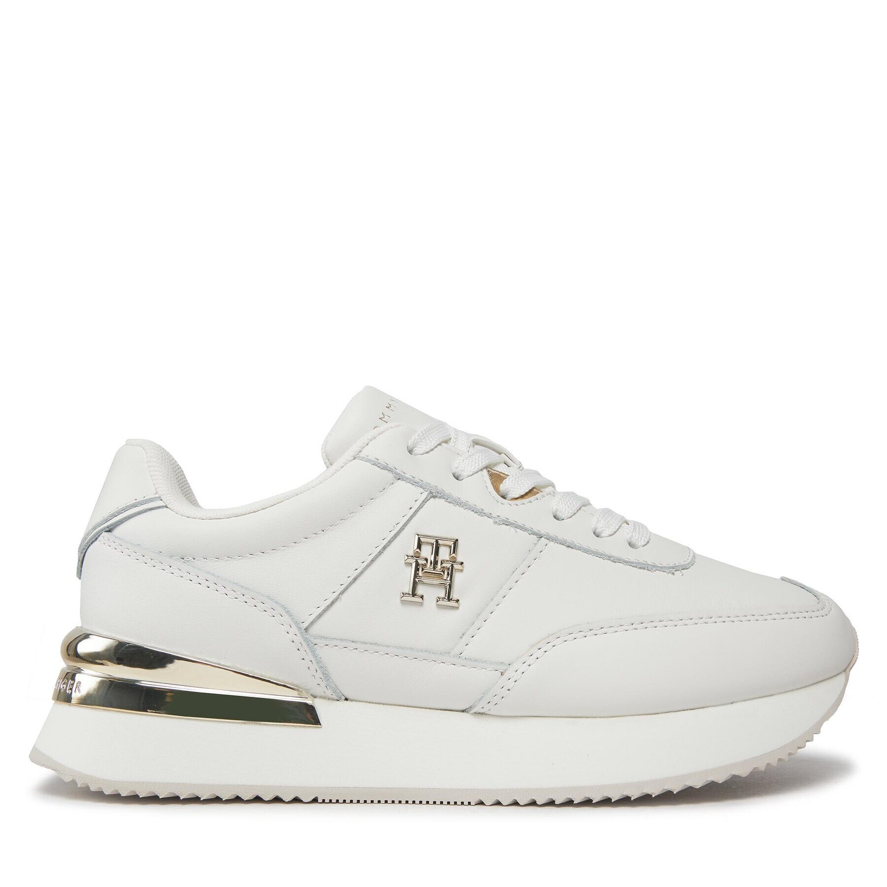 Tommy Hilfiger Sneakers Th Elevated Feminine Runner Hw FW0FW07830 Alb - Pled.ro