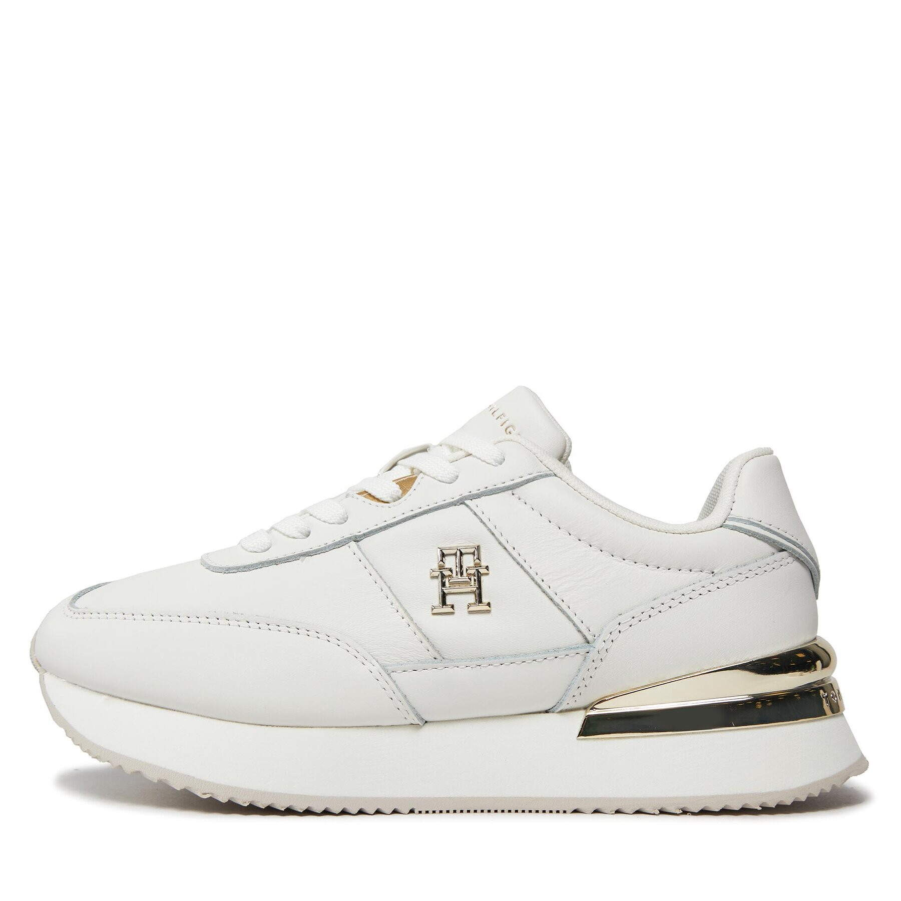 Tommy Hilfiger Sneakers Th Elevated Feminine Runner Hw FW0FW07830 Alb - Pled.ro