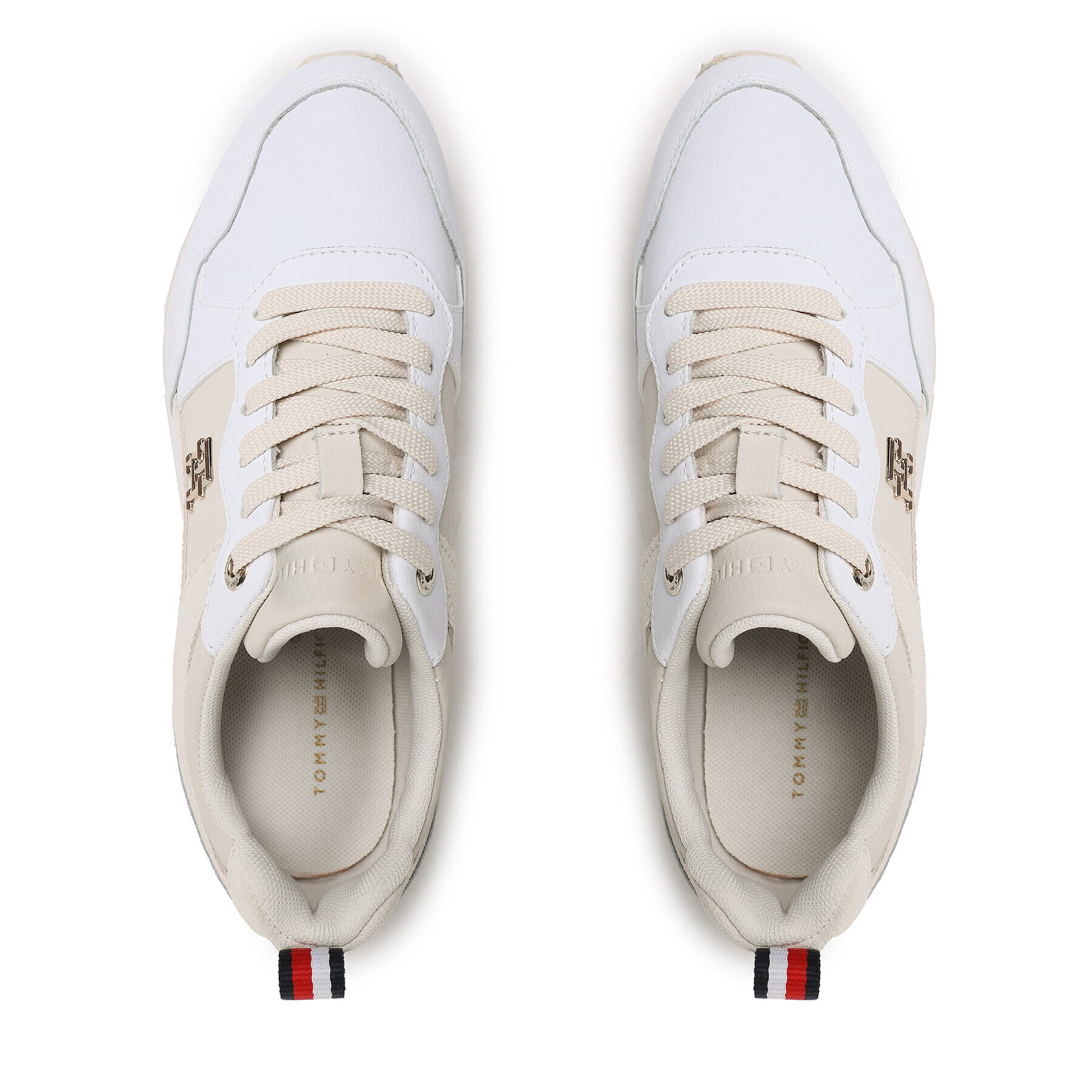 Tommy Hilfiger Sneakers Th Essential Runner FW0FW06860 Bej - Pled.ro