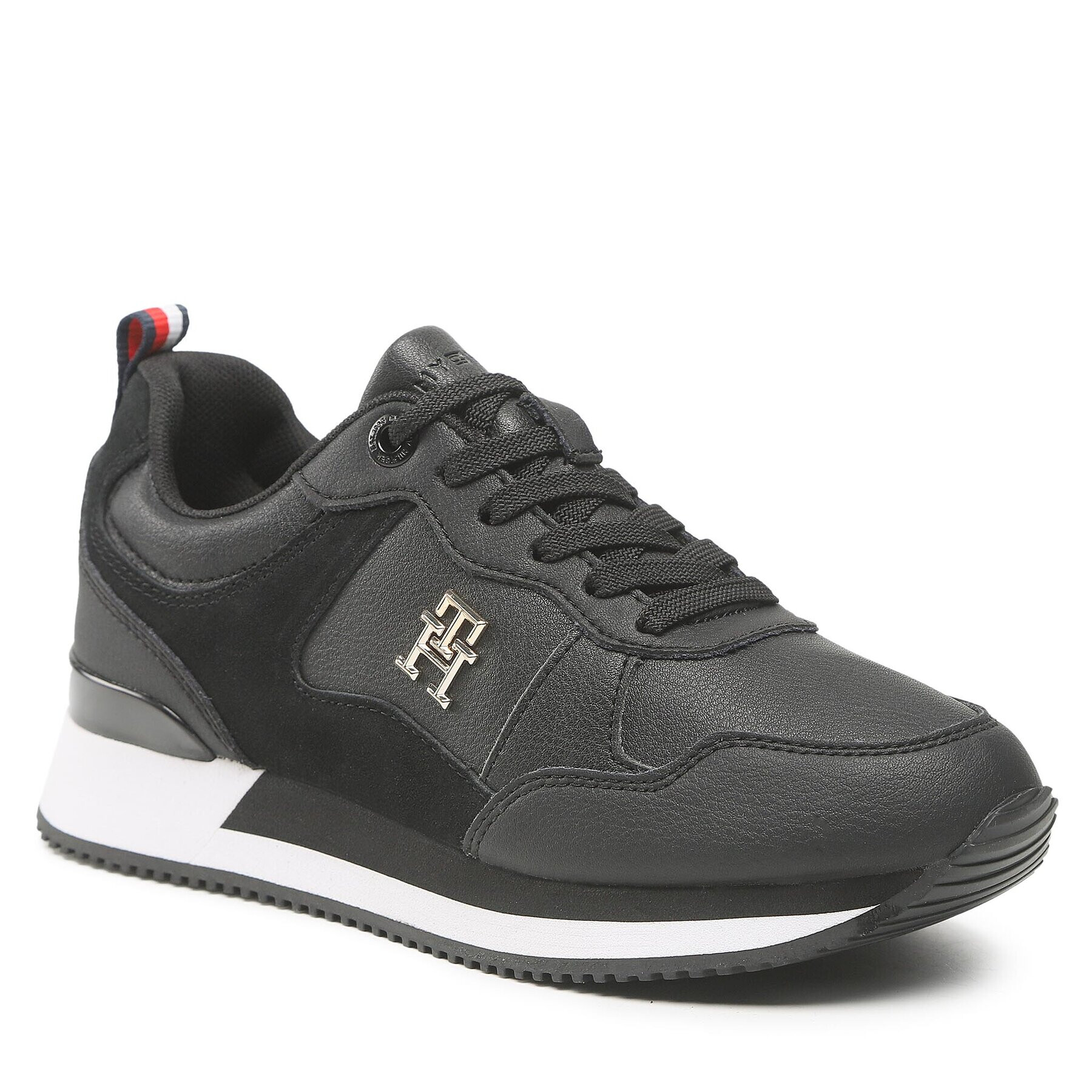 Tommy Hilfiger Sneakers Th Essential Runner FW0FW06860 Negru - Pled.ro