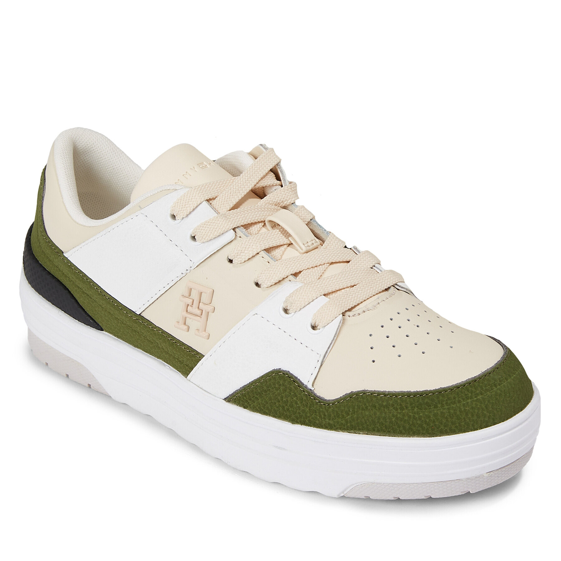 Tommy Hilfiger Sneakers Th Lo Basket Sneaker FW0FW07309 Bej - Pled.ro