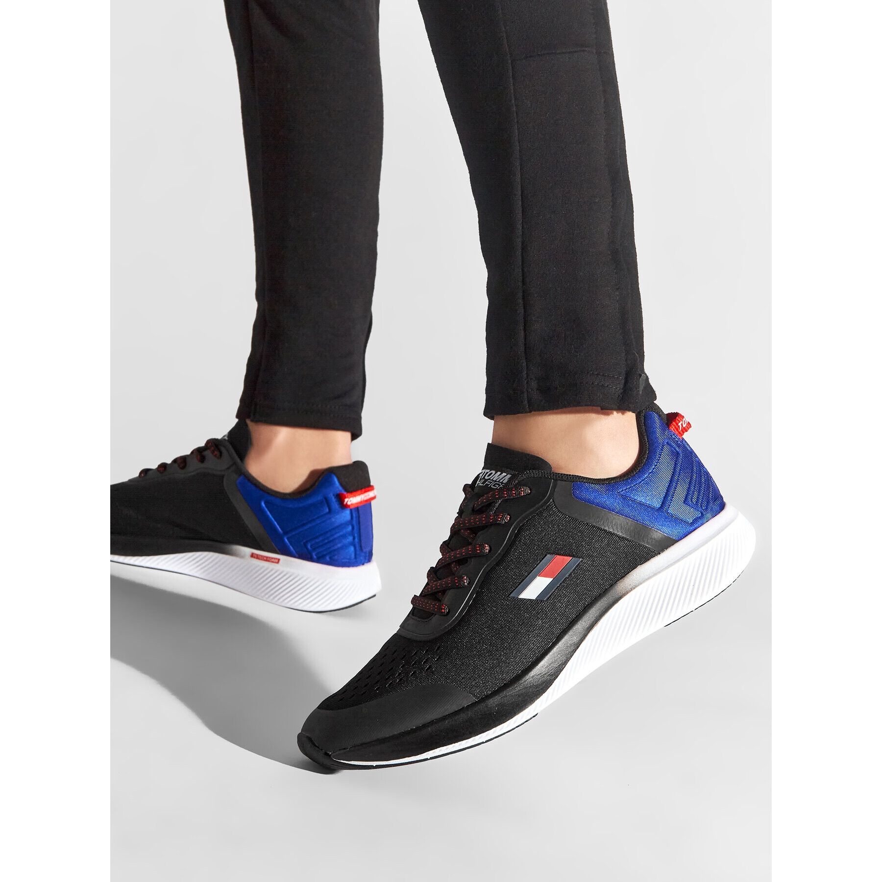 Tommy Hilfiger Sneakers Ts Pro Racer 1 FD0FD00029 Negru - Pled.ro