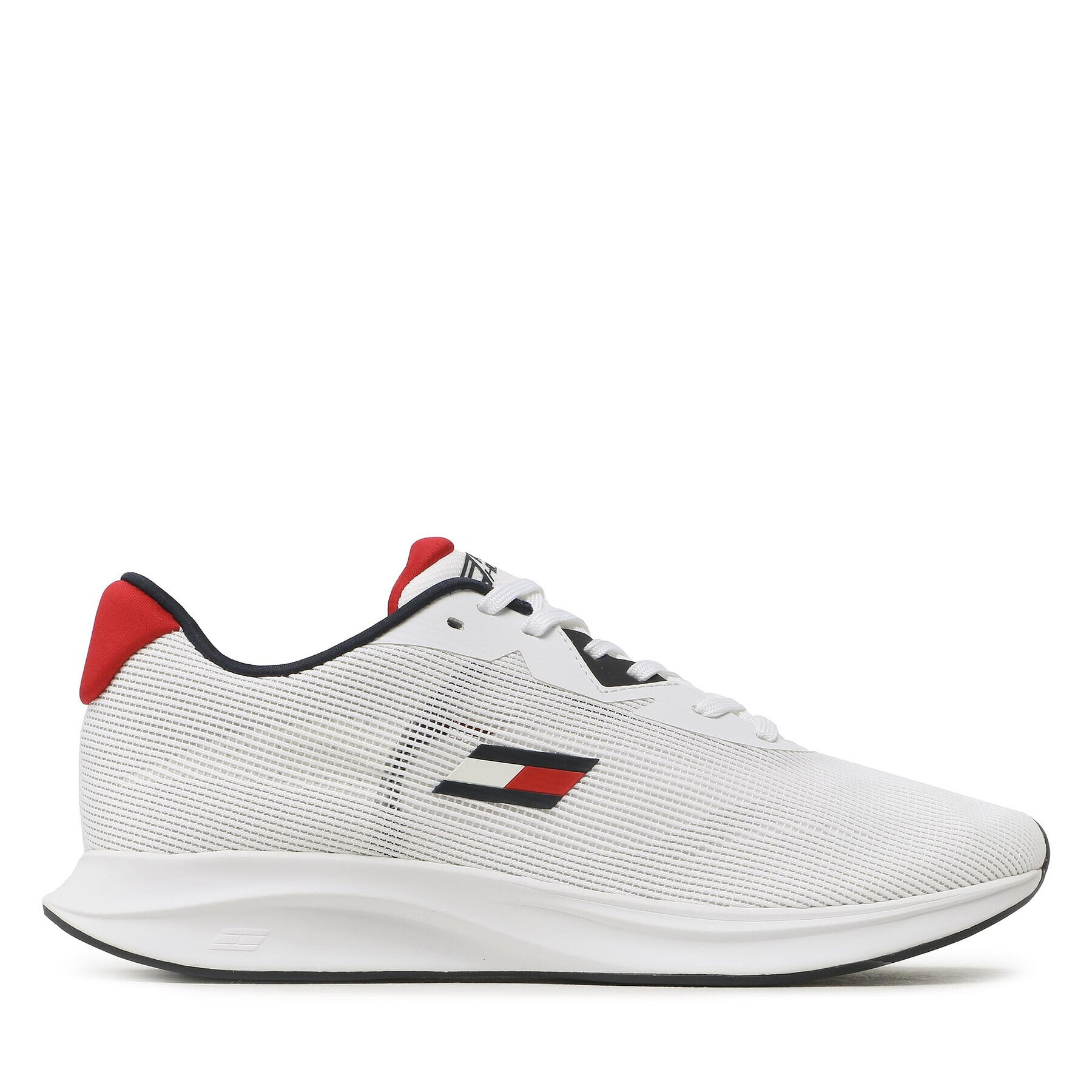 Tommy Hilfiger Sneakers Ts Sleek 6 Speed FD0FD00054 Alb - Pled.ro