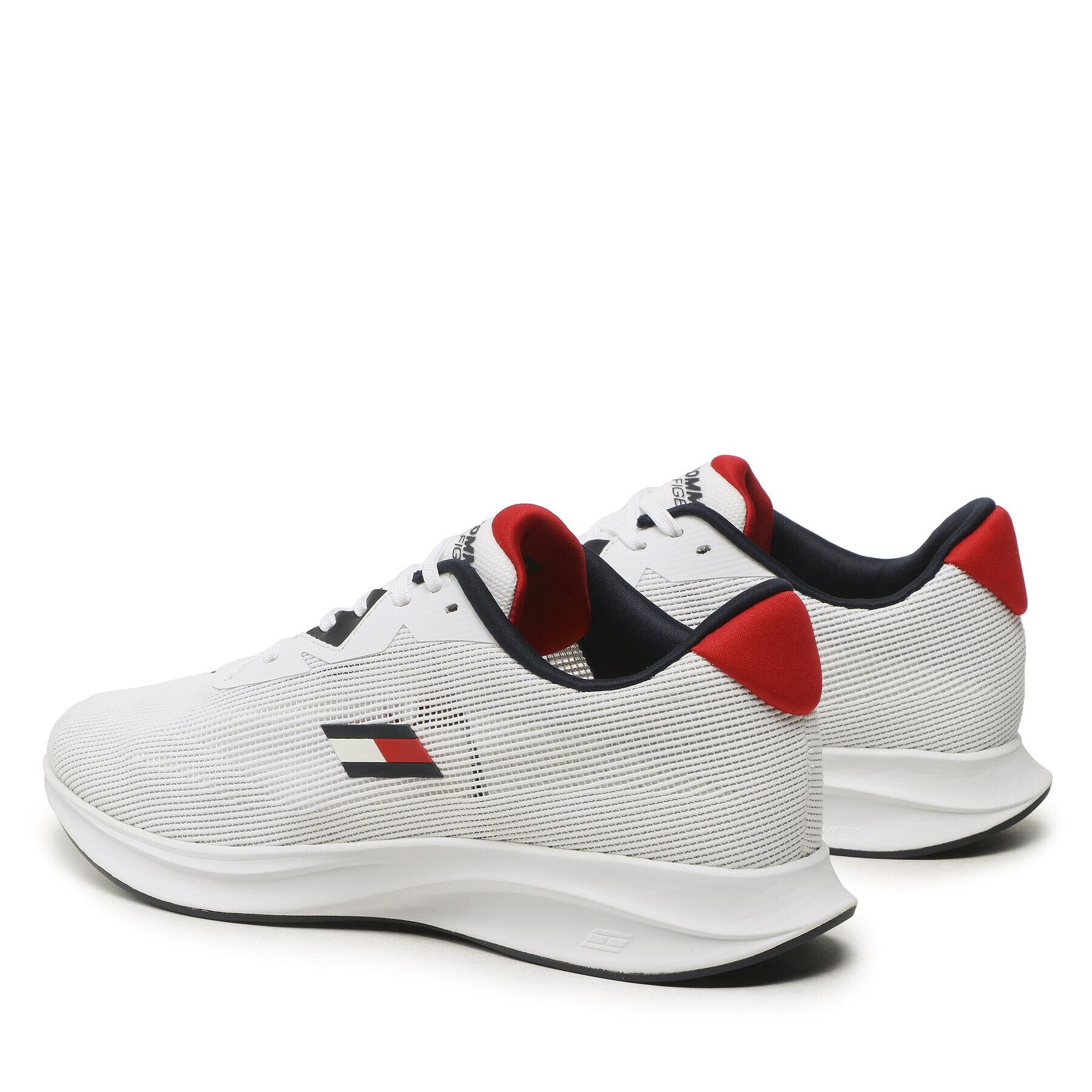 Tommy Hilfiger Sneakers Ts Sleek 6 Speed FD0FD00054 Alb - Pled.ro