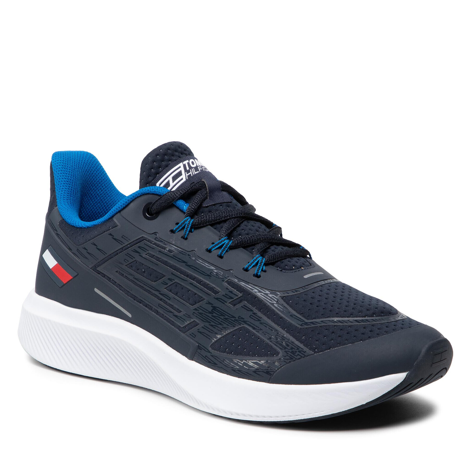 Tommy Hilfiger Sneakers Ts Sport 4 FD0FD00037 Bleumarin - Pled.ro