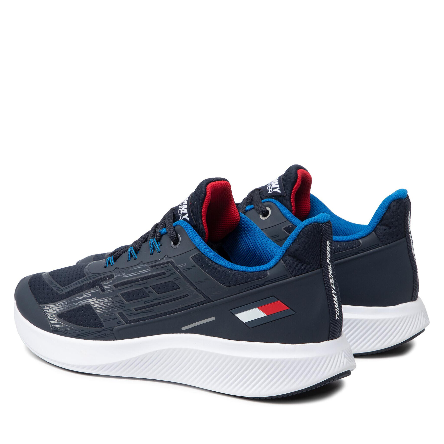 Tommy Hilfiger Sneakers Ts Sport 4 FD0FD00037 Bleumarin - Pled.ro