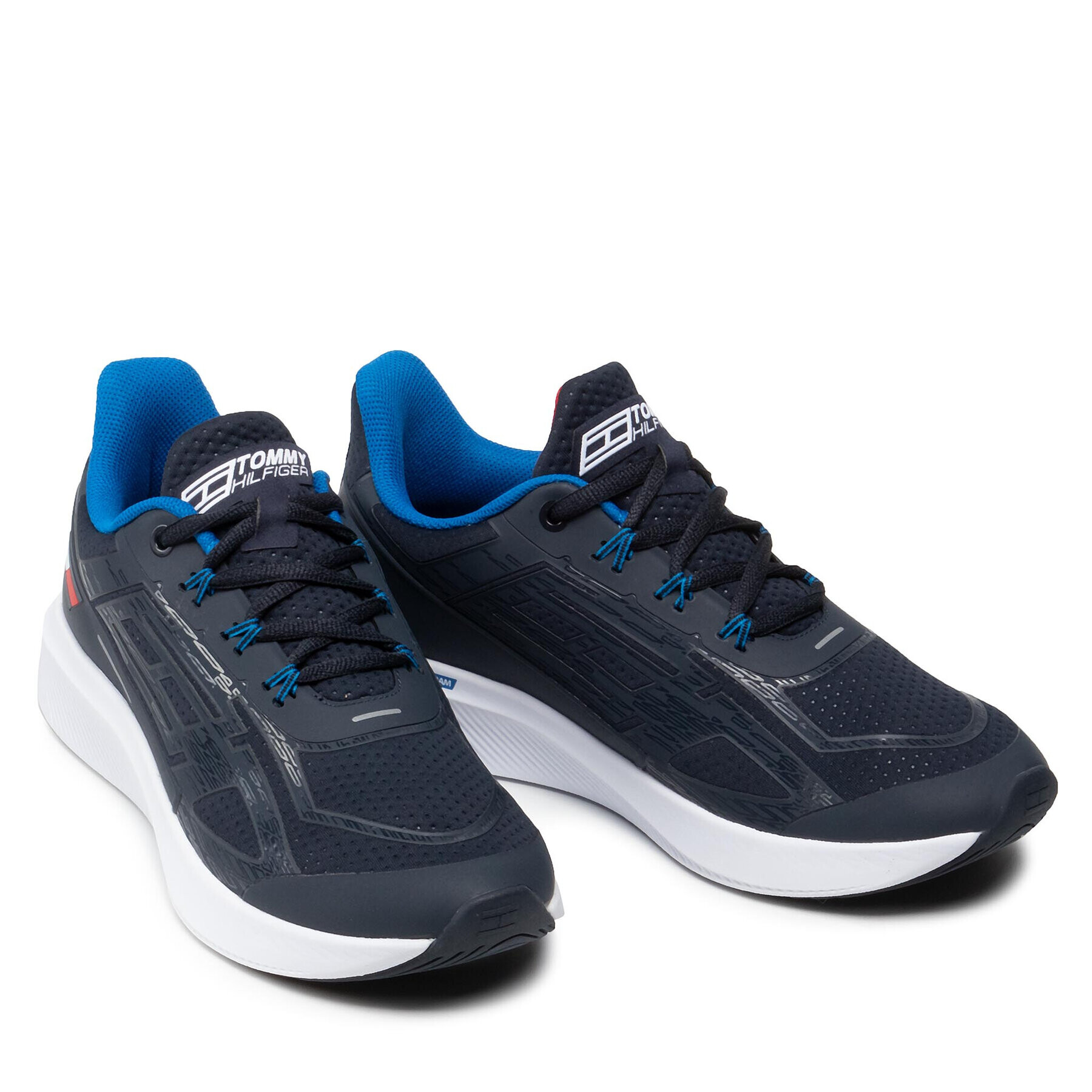 Tommy Hilfiger Sneakers Ts Sport 4 FD0FD00037 Bleumarin - Pled.ro