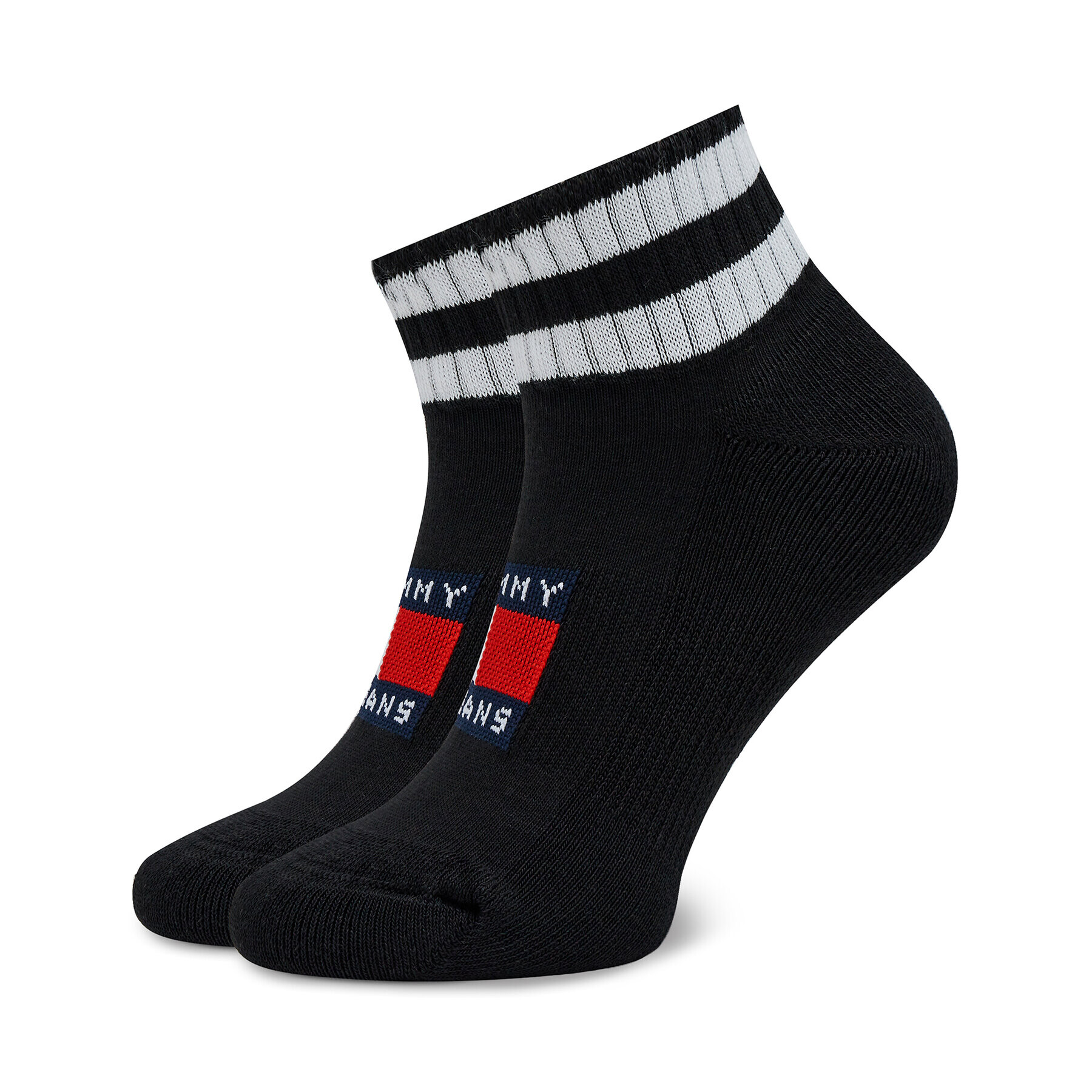 Tommy Hilfiger Șosete Înalte Unisex 701226106 Negru - Pled.ro