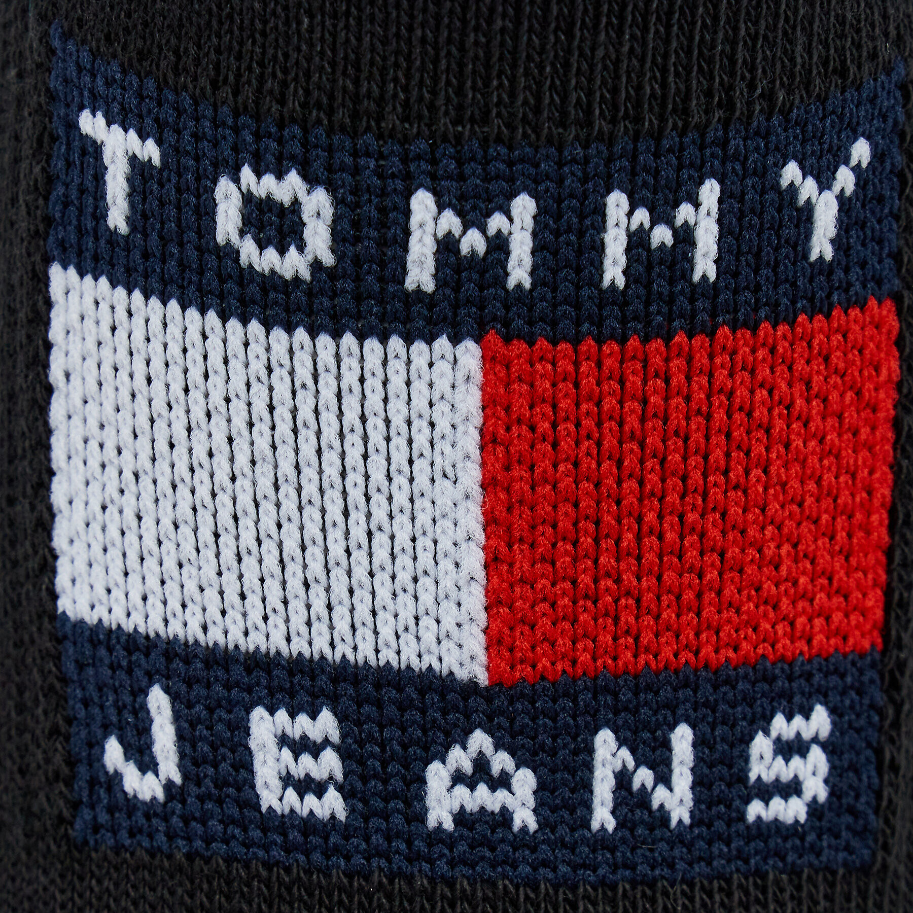 Tommy Hilfiger Șosete Înalte Unisex 701226106 Negru - Pled.ro