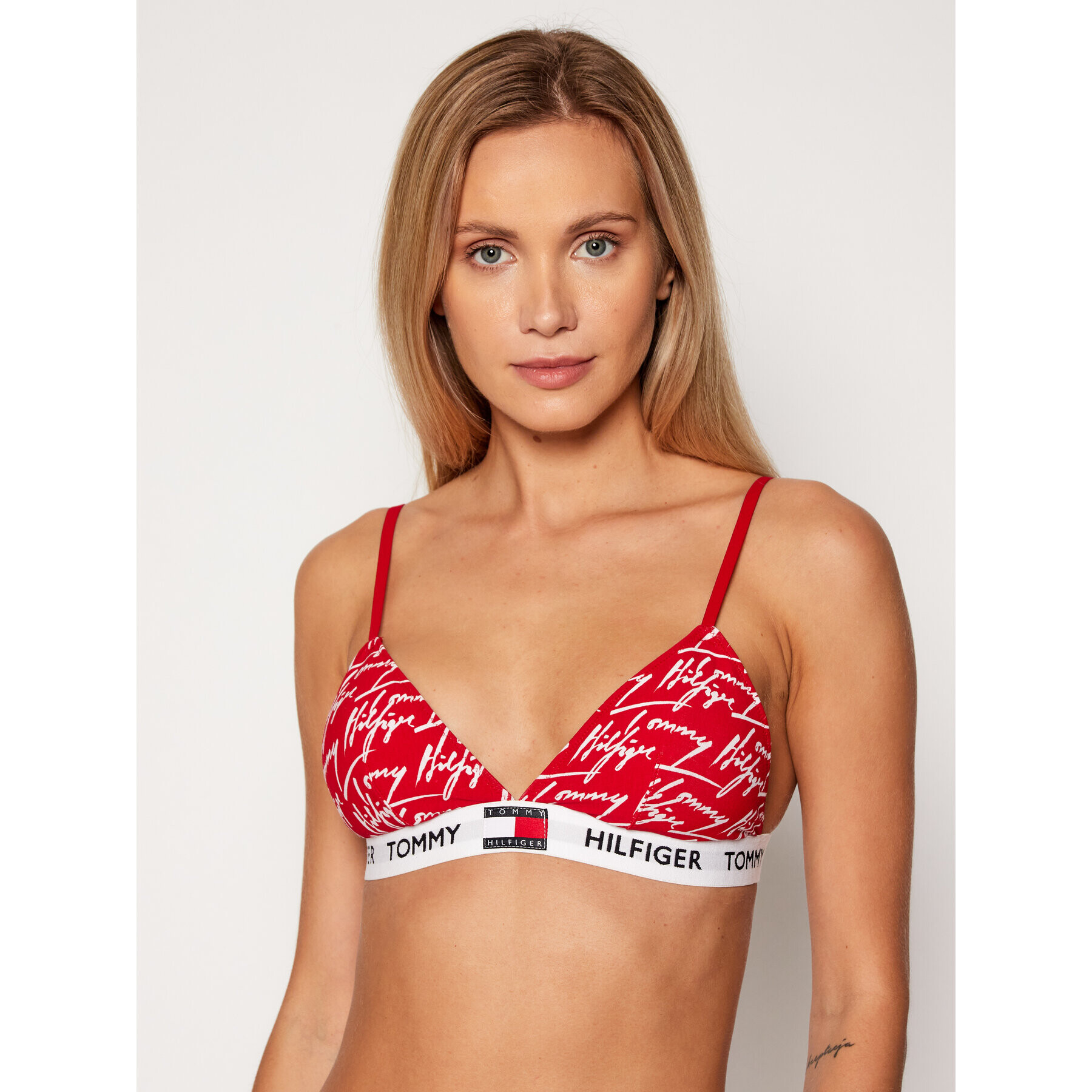 Tommy Hilfiger Sutien Bralette UW0UW02241 Roșu - Pled.ro