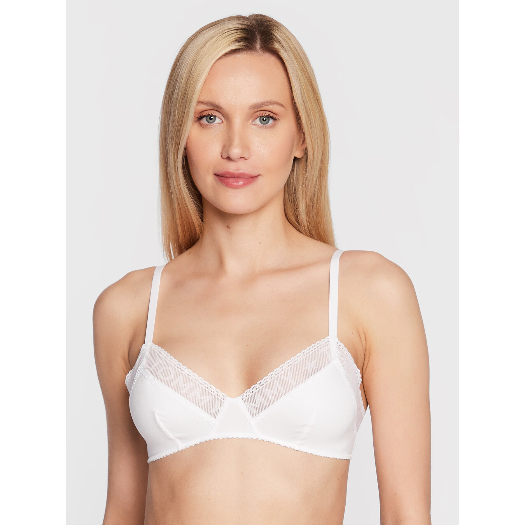 Tommy Hilfiger Sutien Bralette UW0UW03513 Alb - Pled.ro