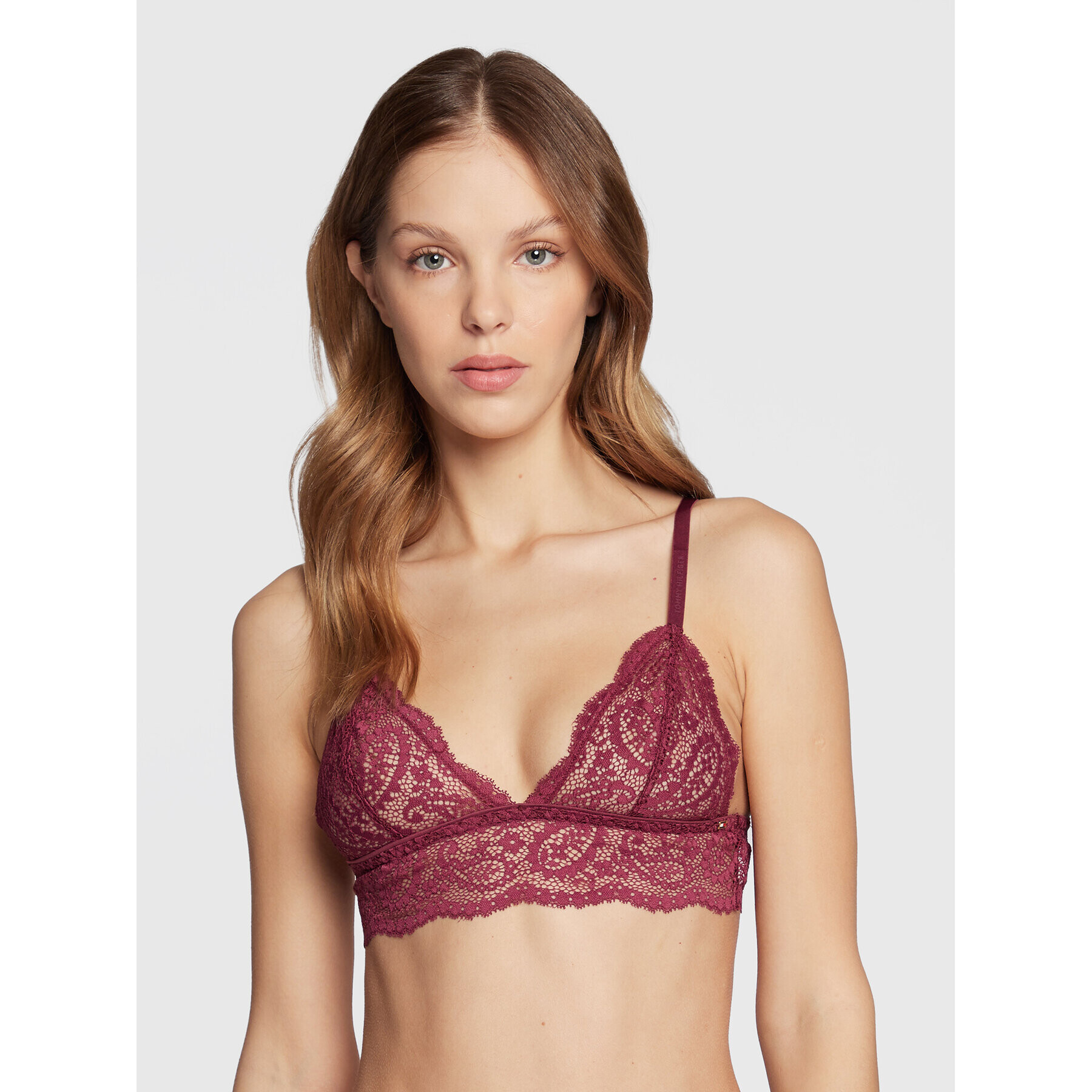 Tommy Hilfiger Sutien Bralette UW0UW03807 Vișiniu - Pled.ro