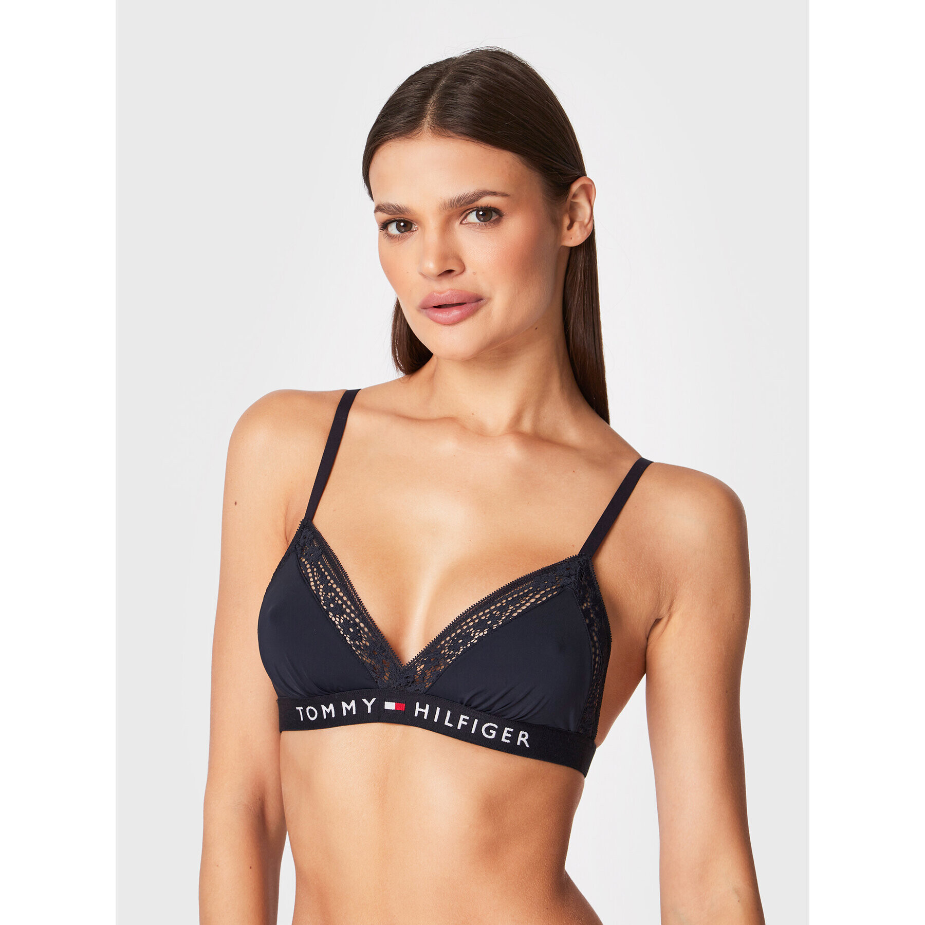 Tommy Hilfiger Sutien Bralette UW0UW04010 Bleumarin - Pled.ro