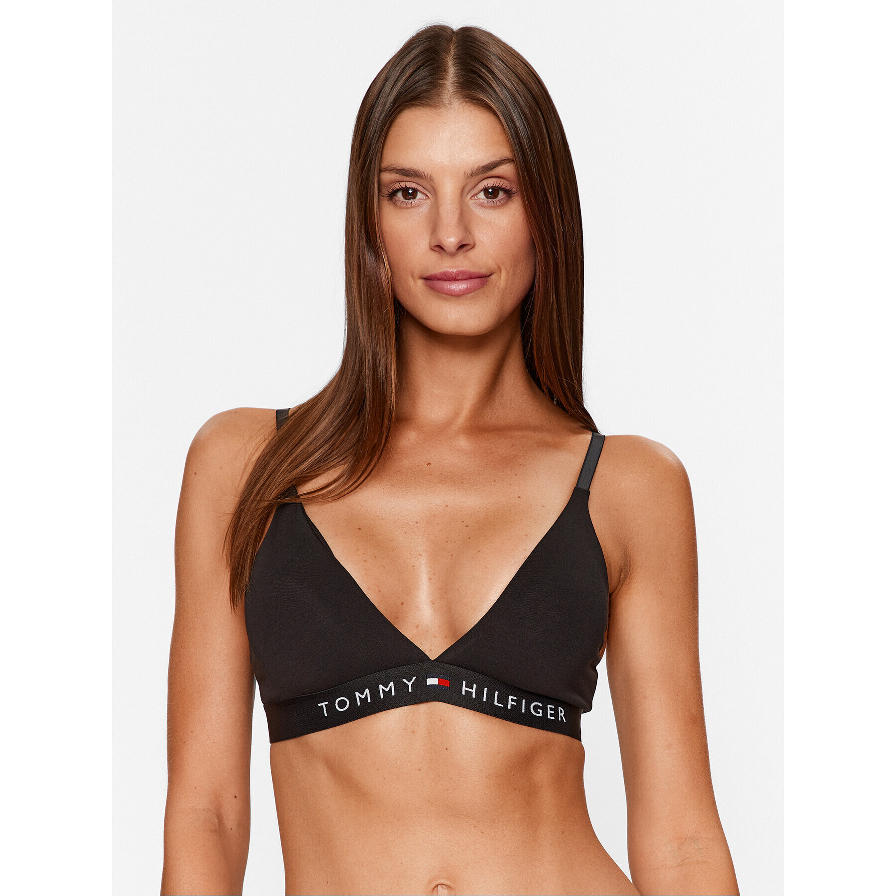 Tommy Hilfiger Sutien Bralette UW0UW04144 Negru - Pled.ro