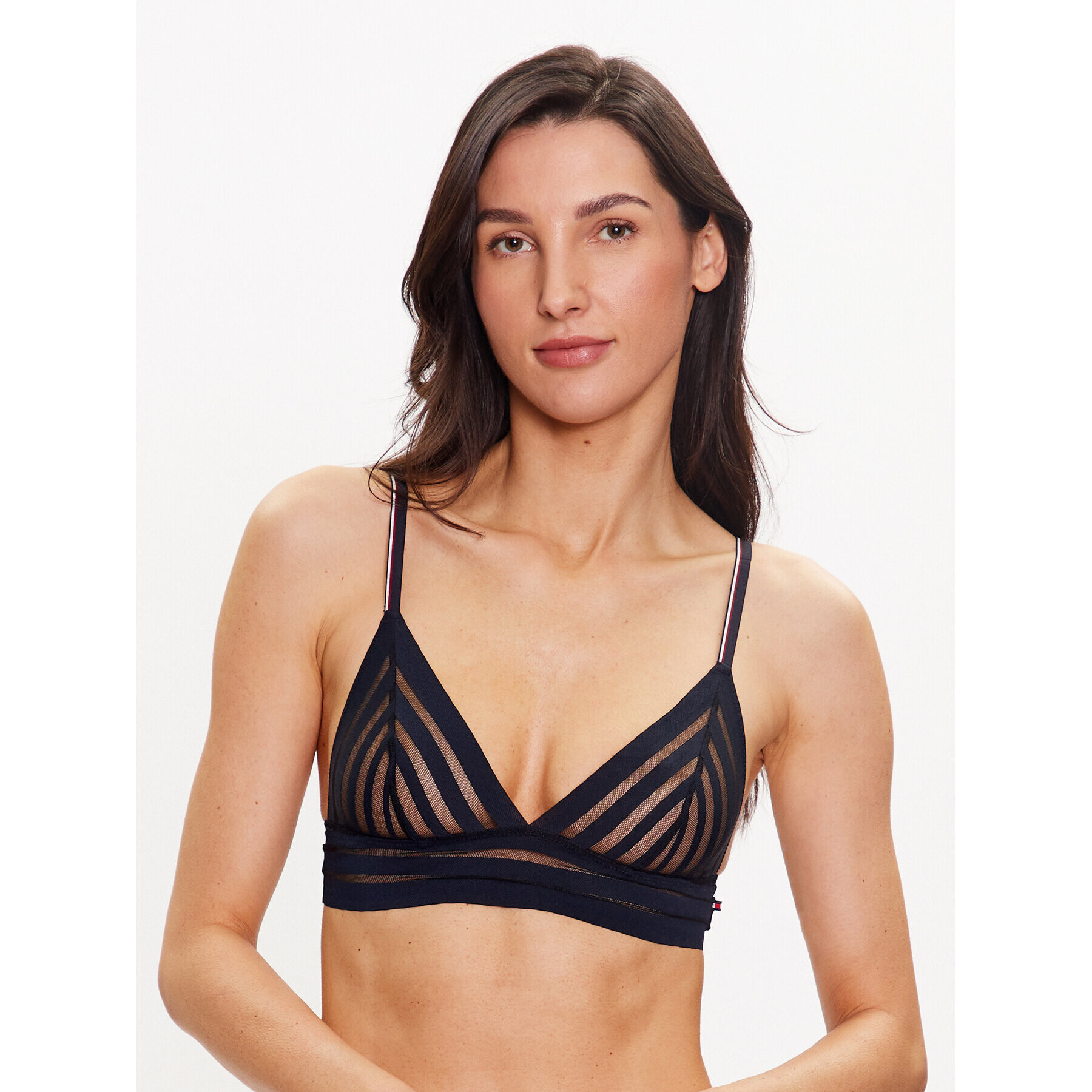 Tommy Hilfiger Sutien Bralette UW0UW04224 Bleumarin - Pled.ro