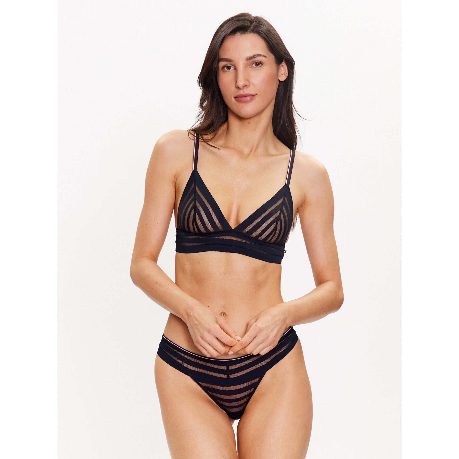 Tommy Hilfiger Sutien Bralette UW0UW04224 Bleumarin - Pled.ro