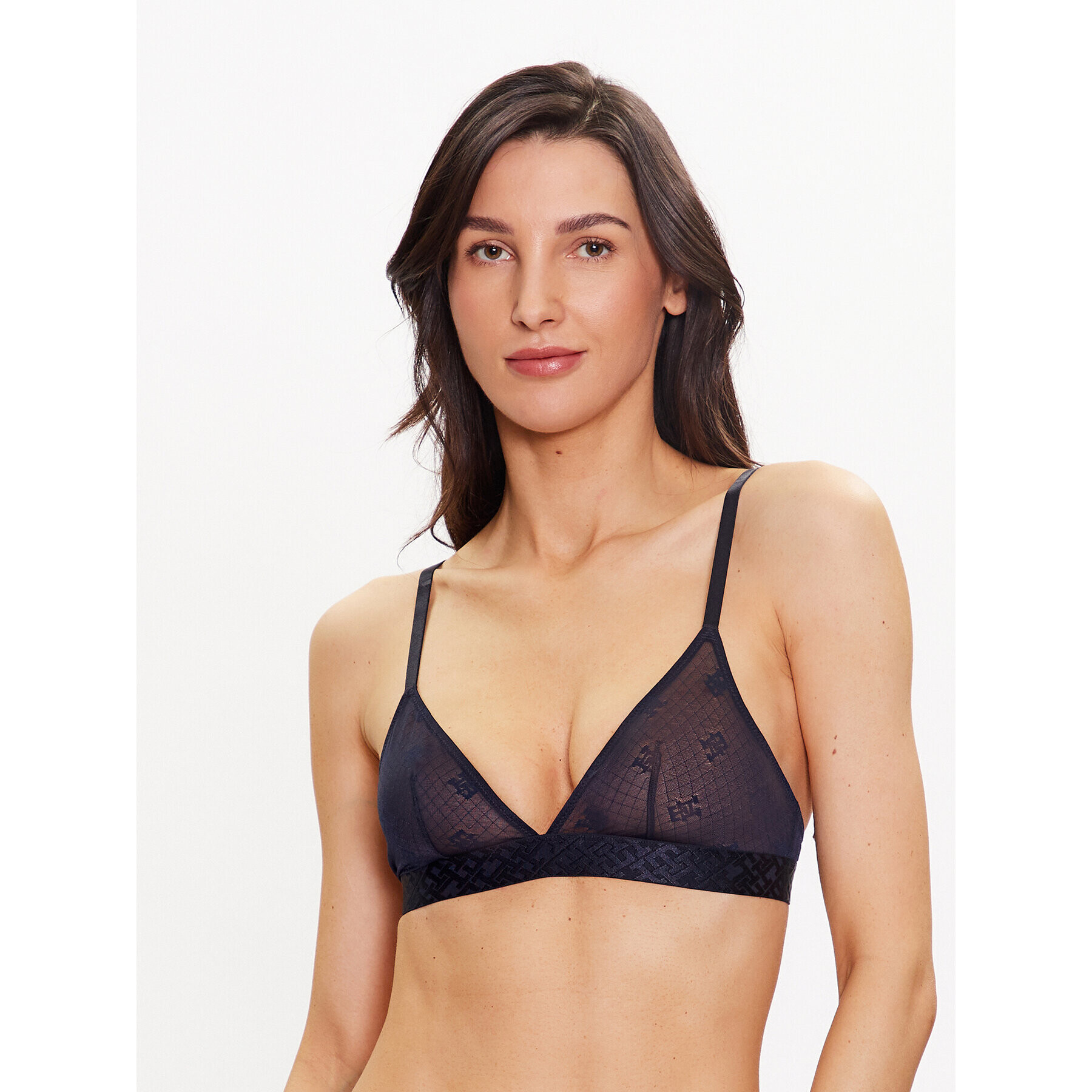 Tommy Hilfiger Sutien Bralette UW0UW04233 Bleumarin - Pled.ro