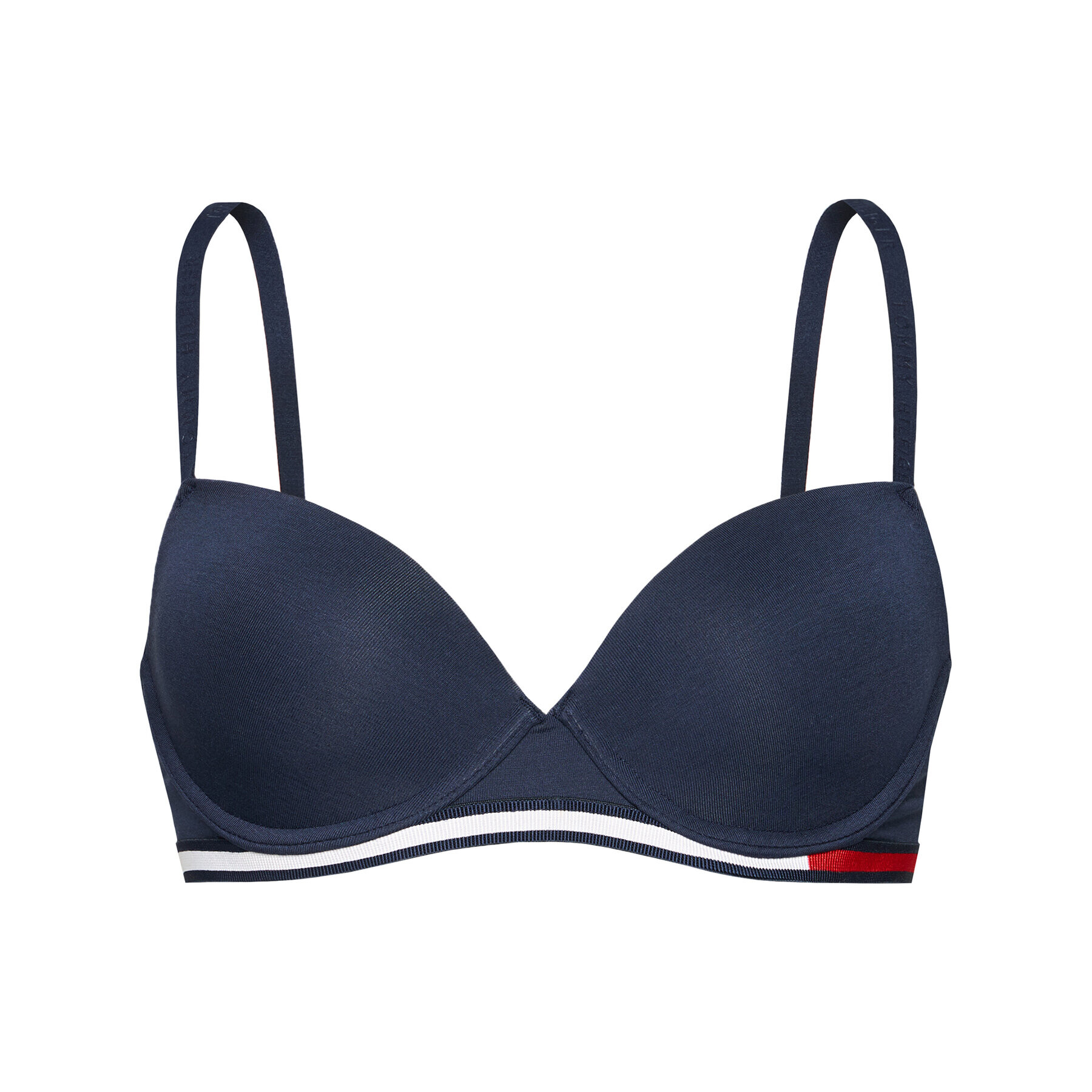 Tommy Hilfiger Sutien cu armătură Modern UW0UW01594 Bleumarin - Pled.ro