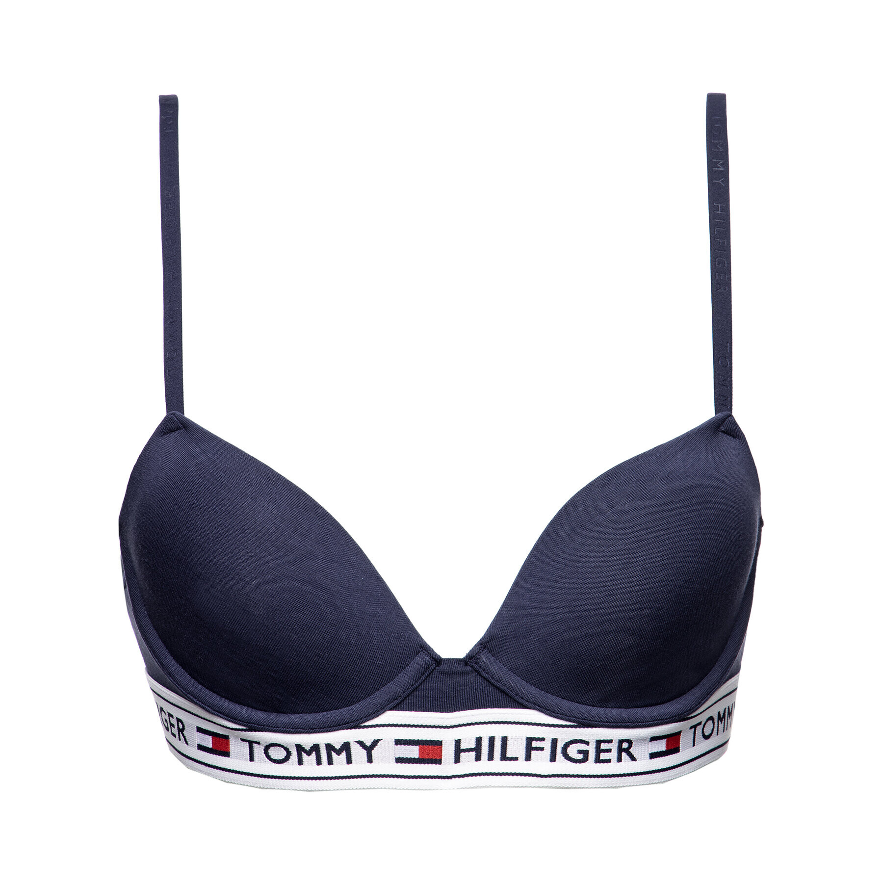 Tommy Hilfiger Sutien cu armătură UW0UW00558 Bleumarin - Pled.ro