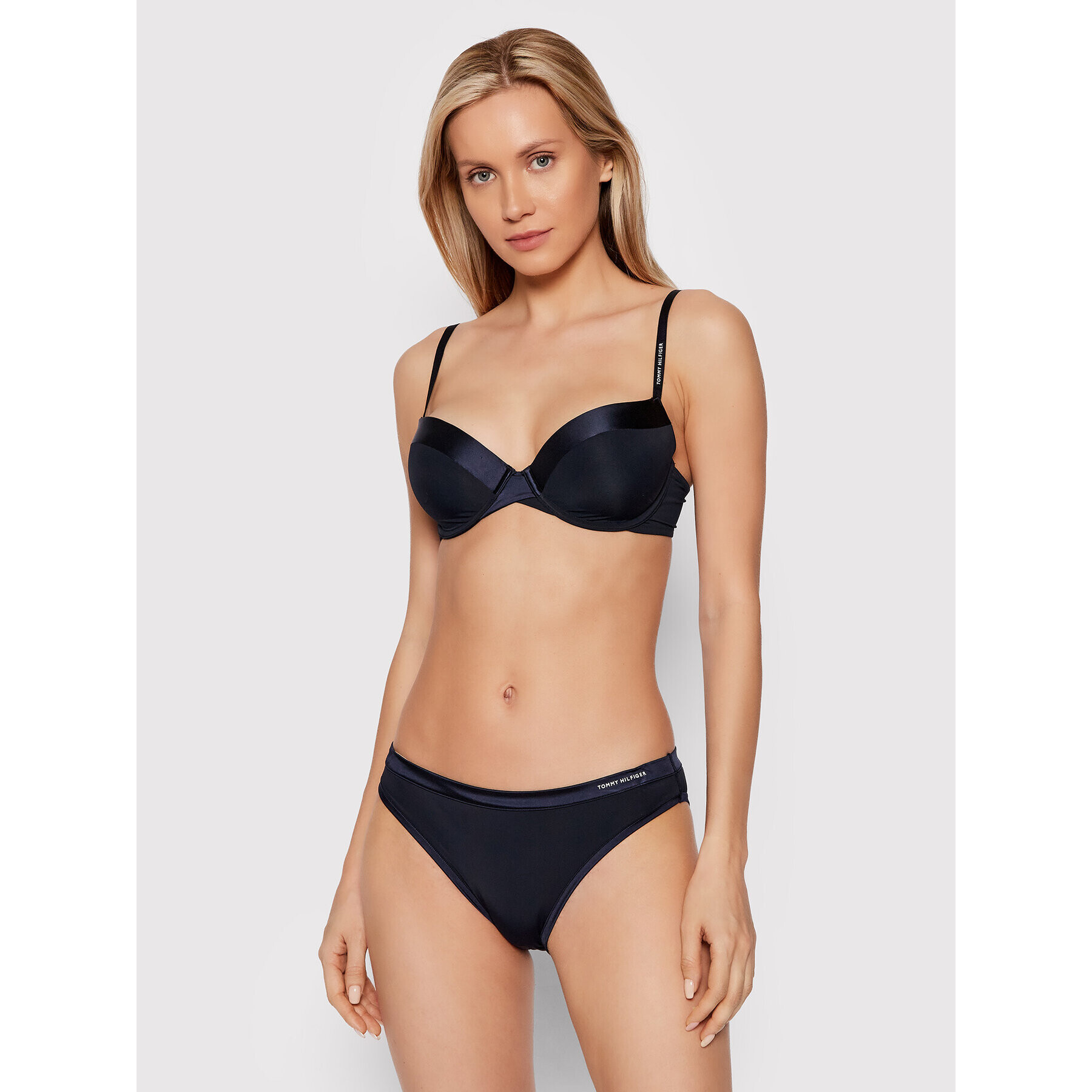 Tommy Hilfiger Sutien cu armătură UW0UW03256 Bleumarin - Pled.ro