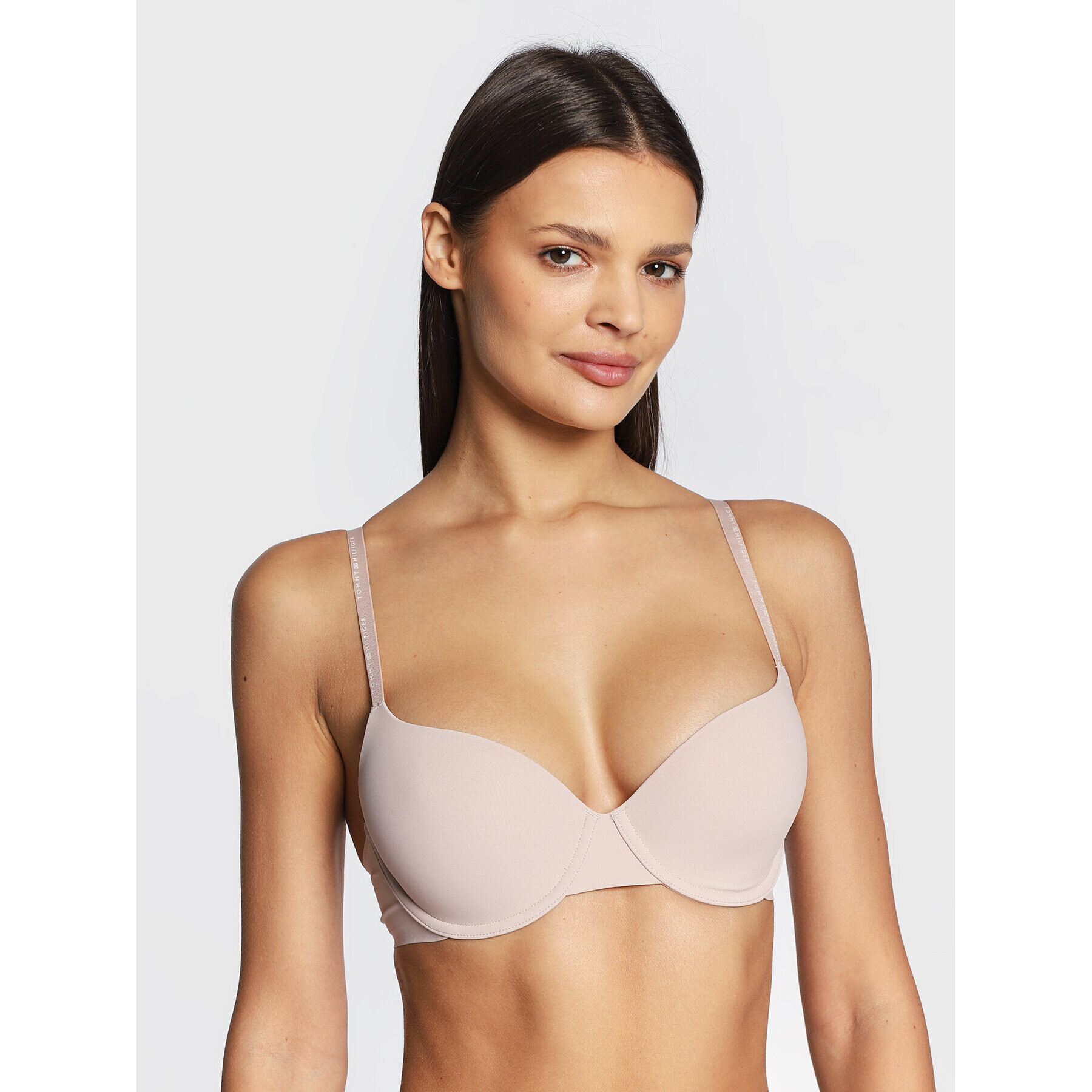 Tommy Hilfiger Sutien cu armătură UW0UW03984 Roz - Pled.ro