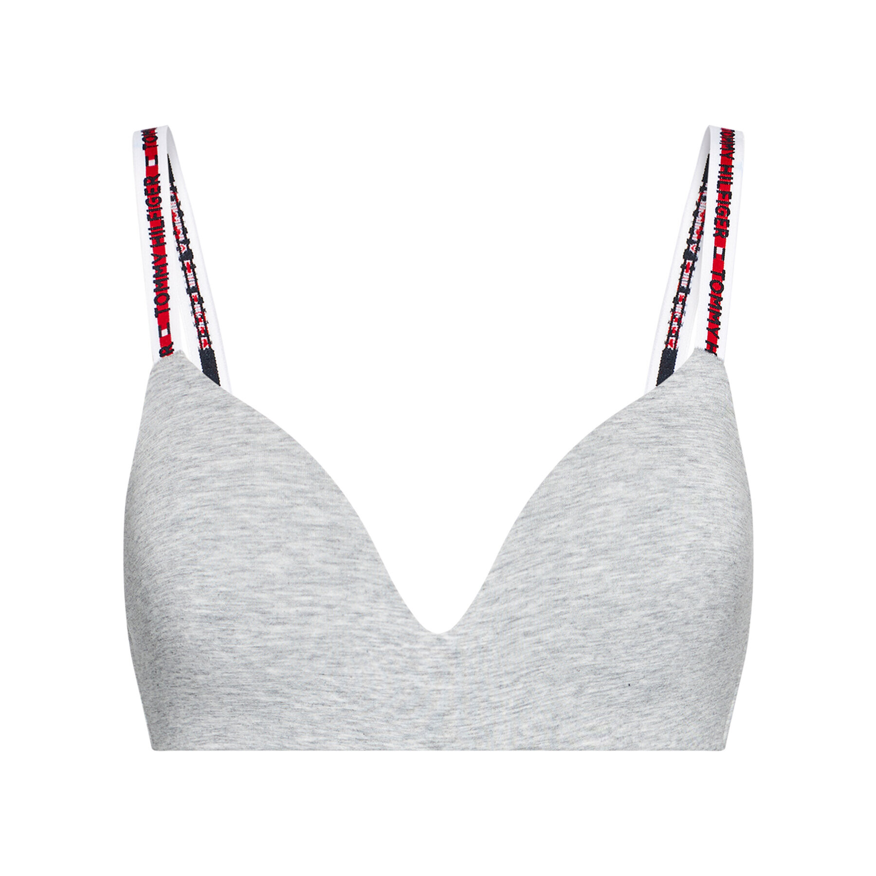 Tommy Hilfiger Sutien fără armătură Lighty Lined UW0UW02413 Gri - Pled.ro