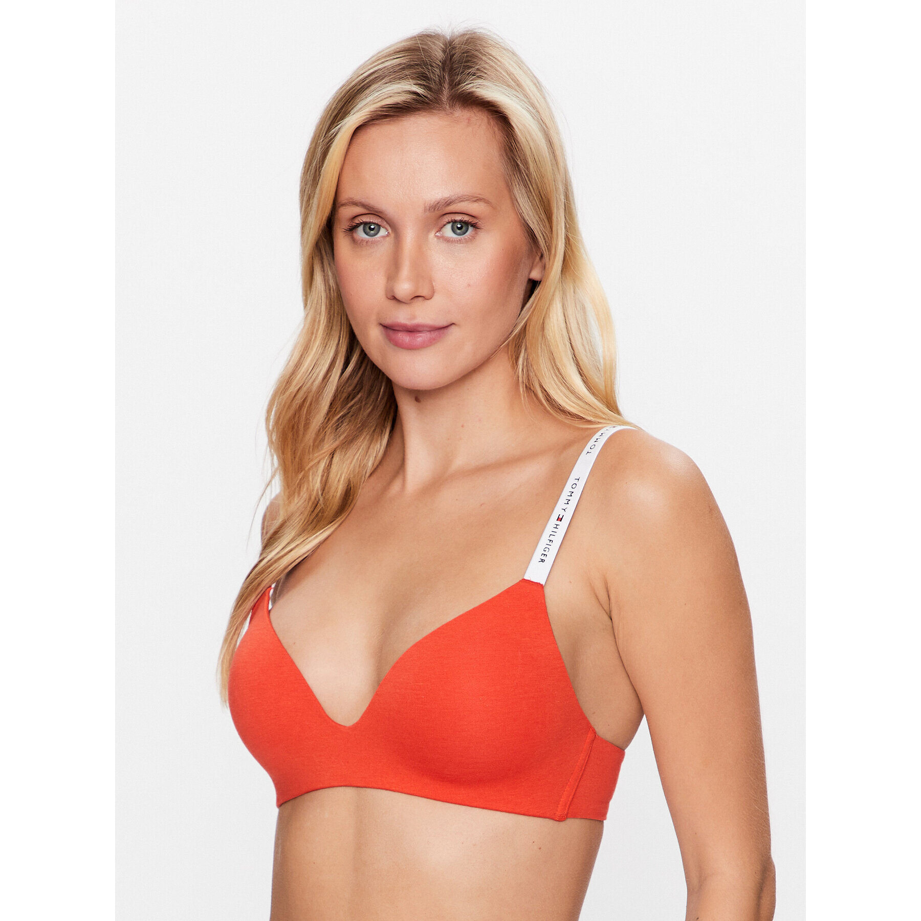 Tommy Hilfiger Sutien fără armătură UW0UW03821 Portocaliu - Pled.ro